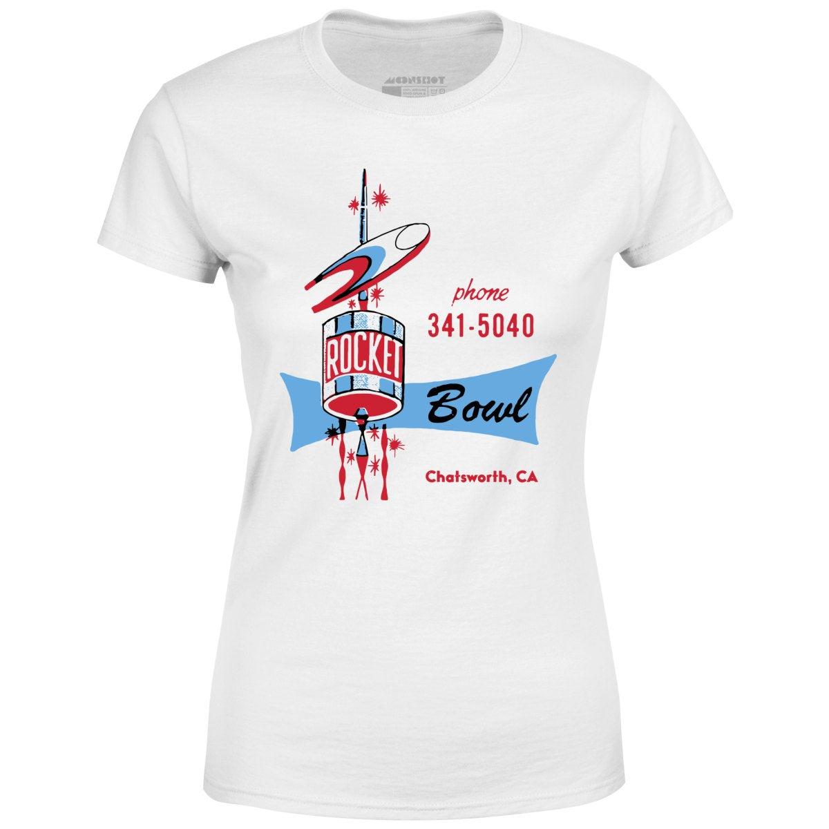 Rocket Bowl - Chatsworth, CA - Vintage Bowling Alley - Women's T-Shirt Female Product Image