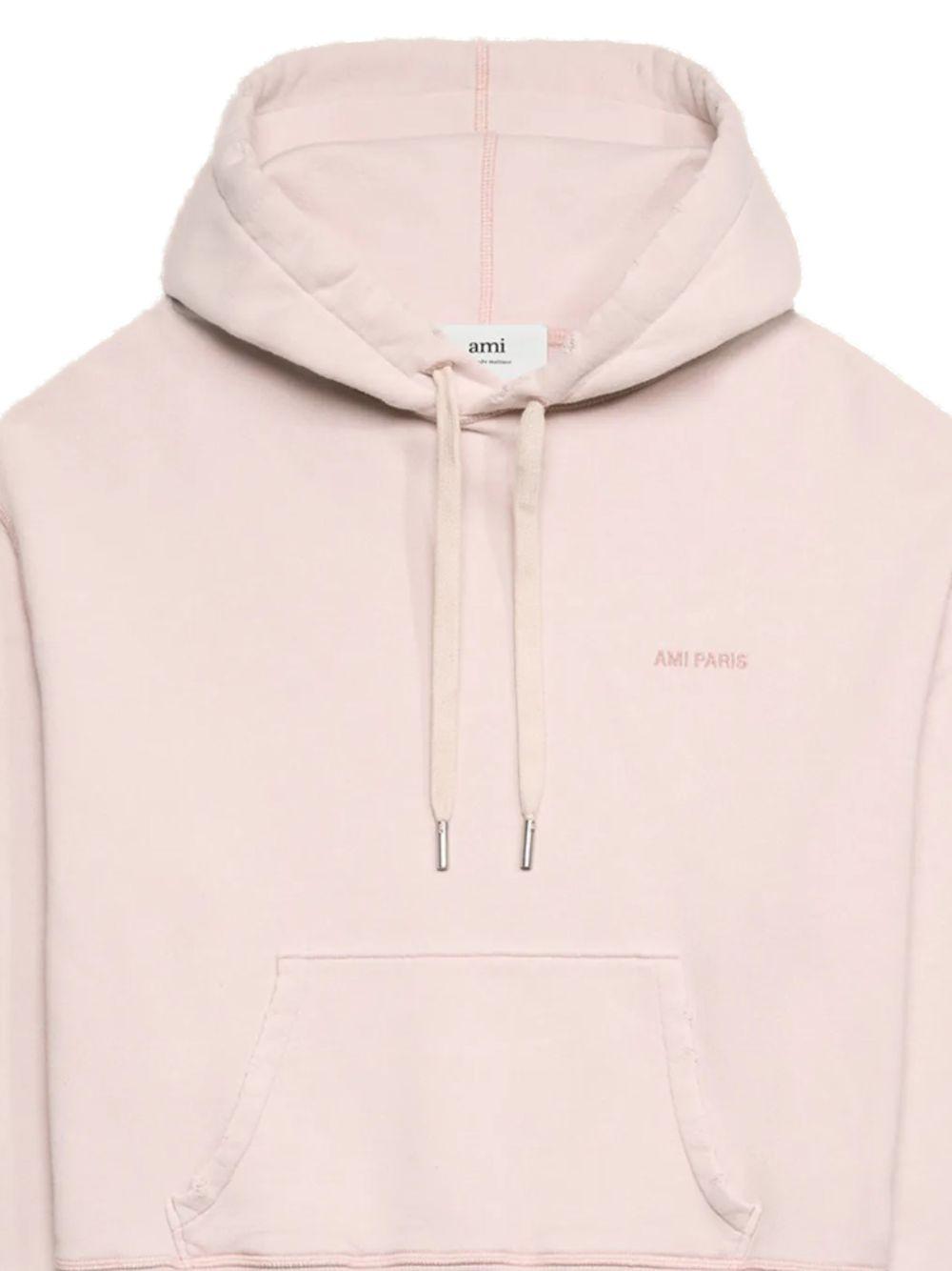 logo-embroidered cotton hoodie Product Image