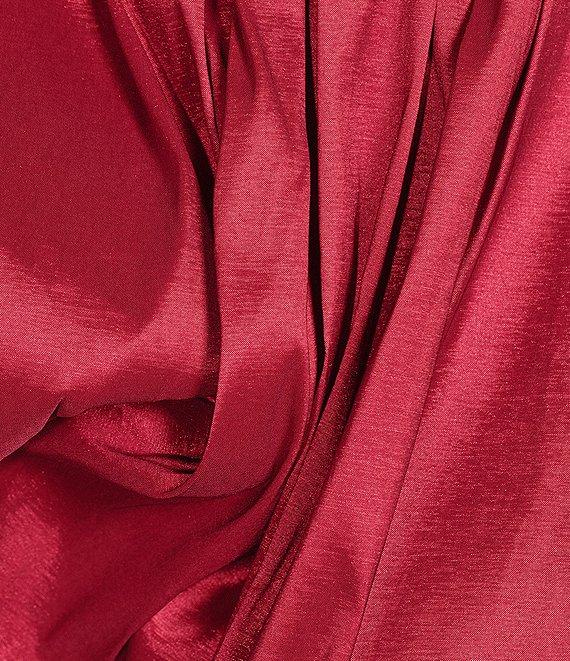 B. Darlin Taffeta Strapless Shirred Bodice Bubble Hem High-Low Dress Product Image