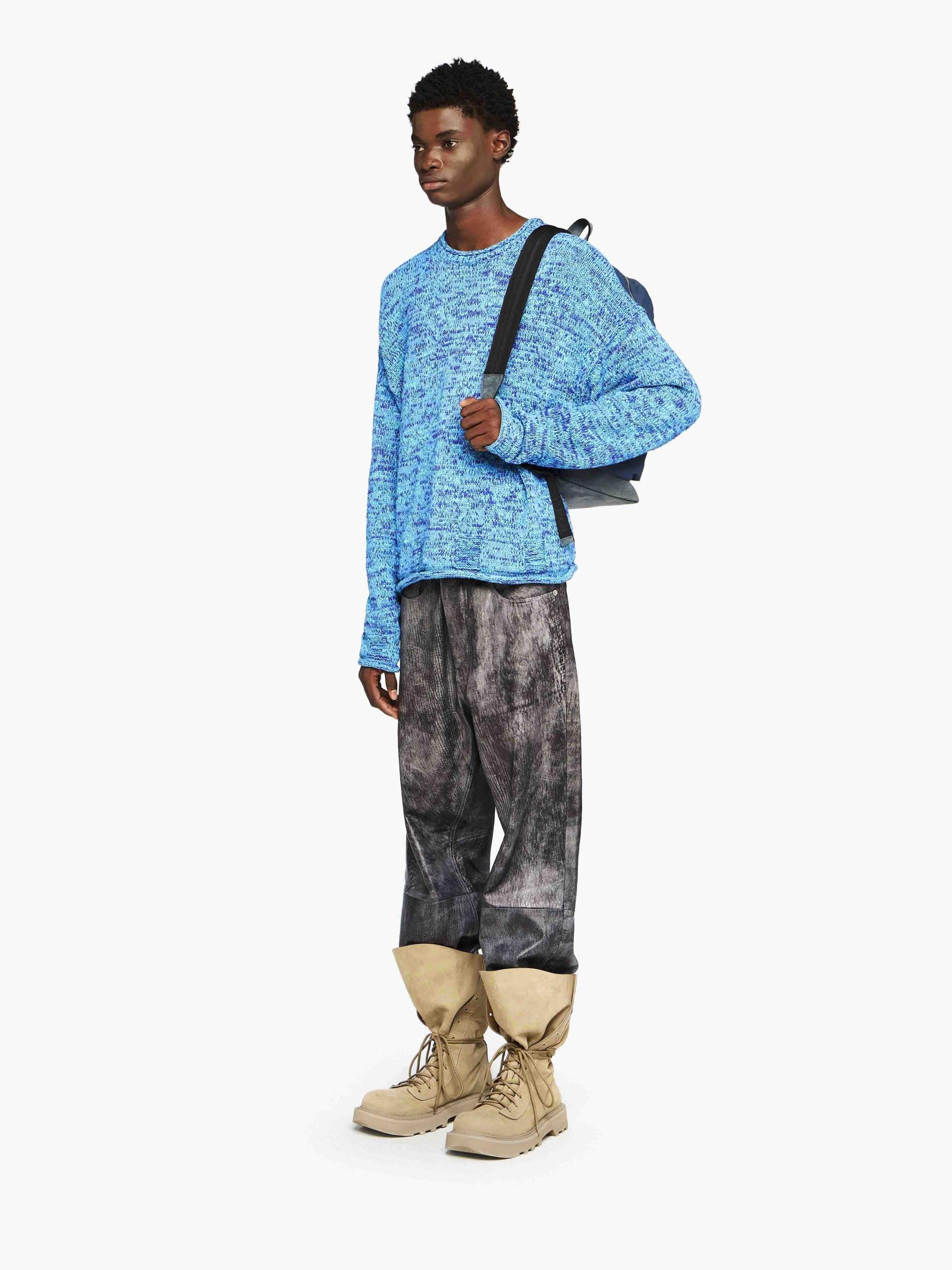 SPACE DYE CREWNECK SWEATER Product Image