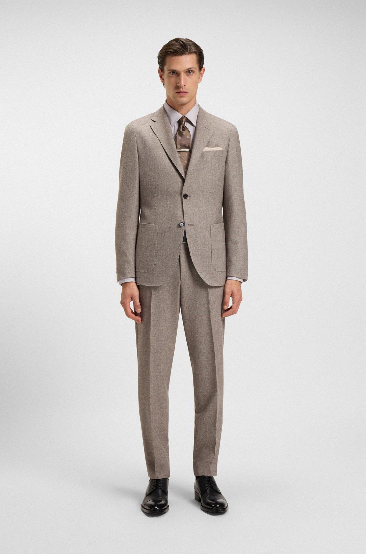 Slim-fit shirt in an Italian cotton blend Product Image