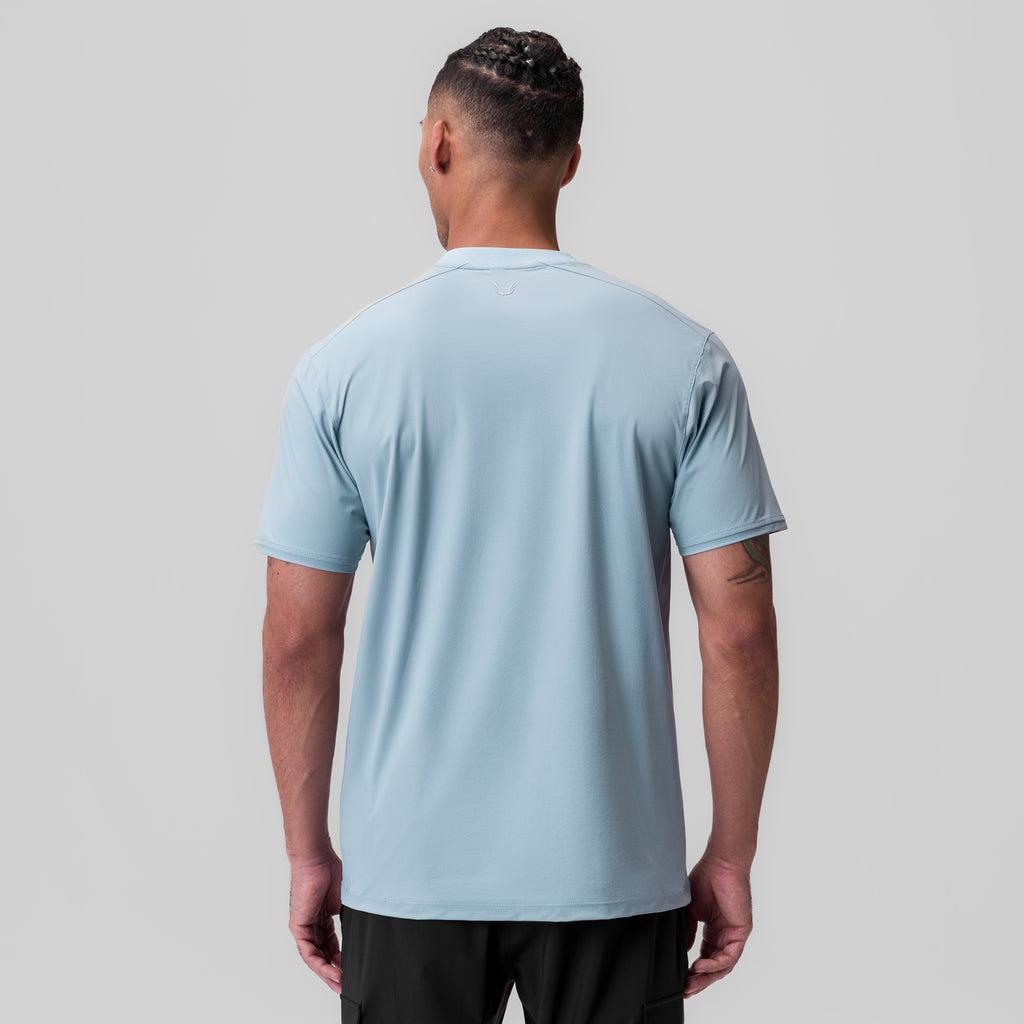 1087. Tetra-Lite® Ice Zip Tee - Light Sky Product Image