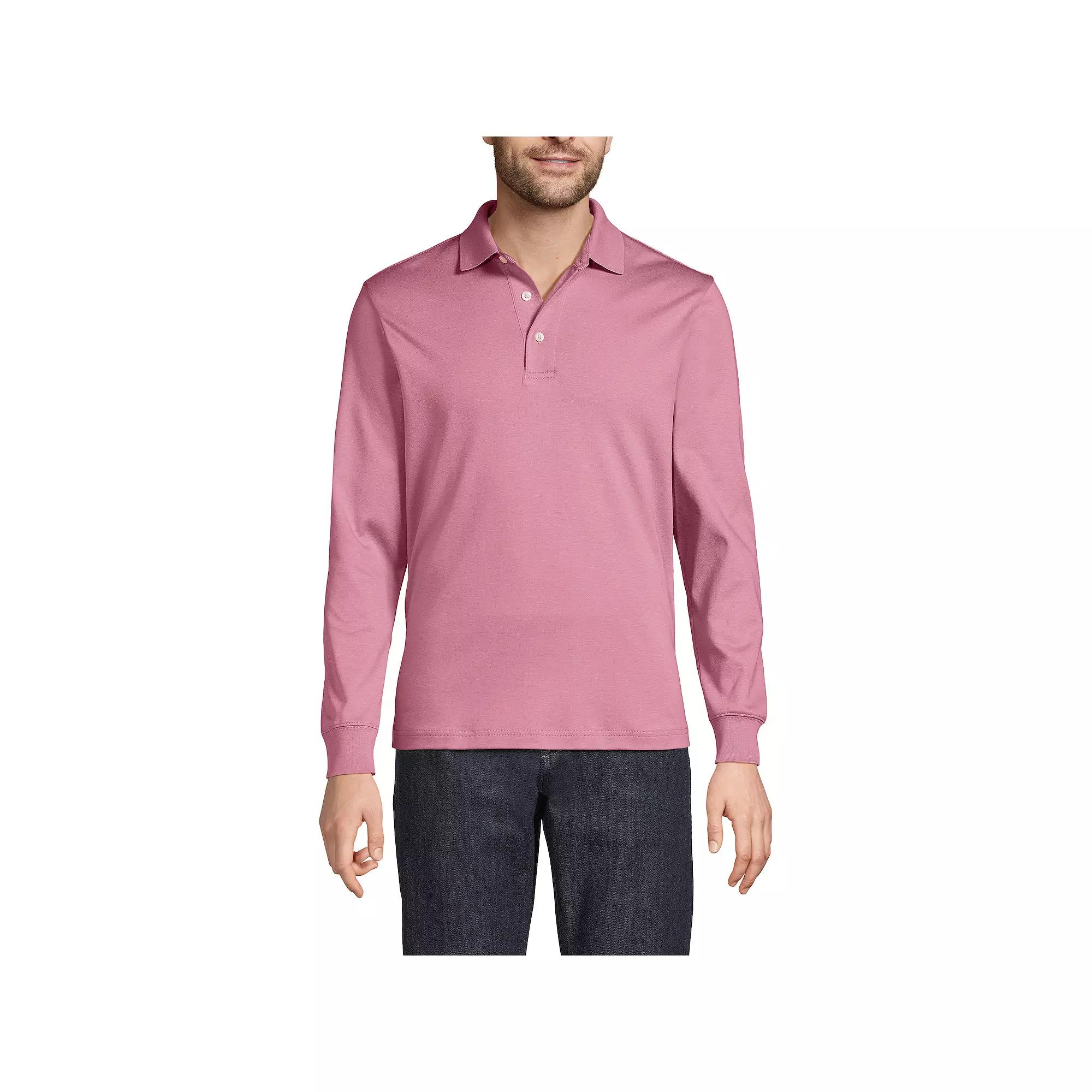 Men's Lands' End Soft Supima Polo,  Product Image
