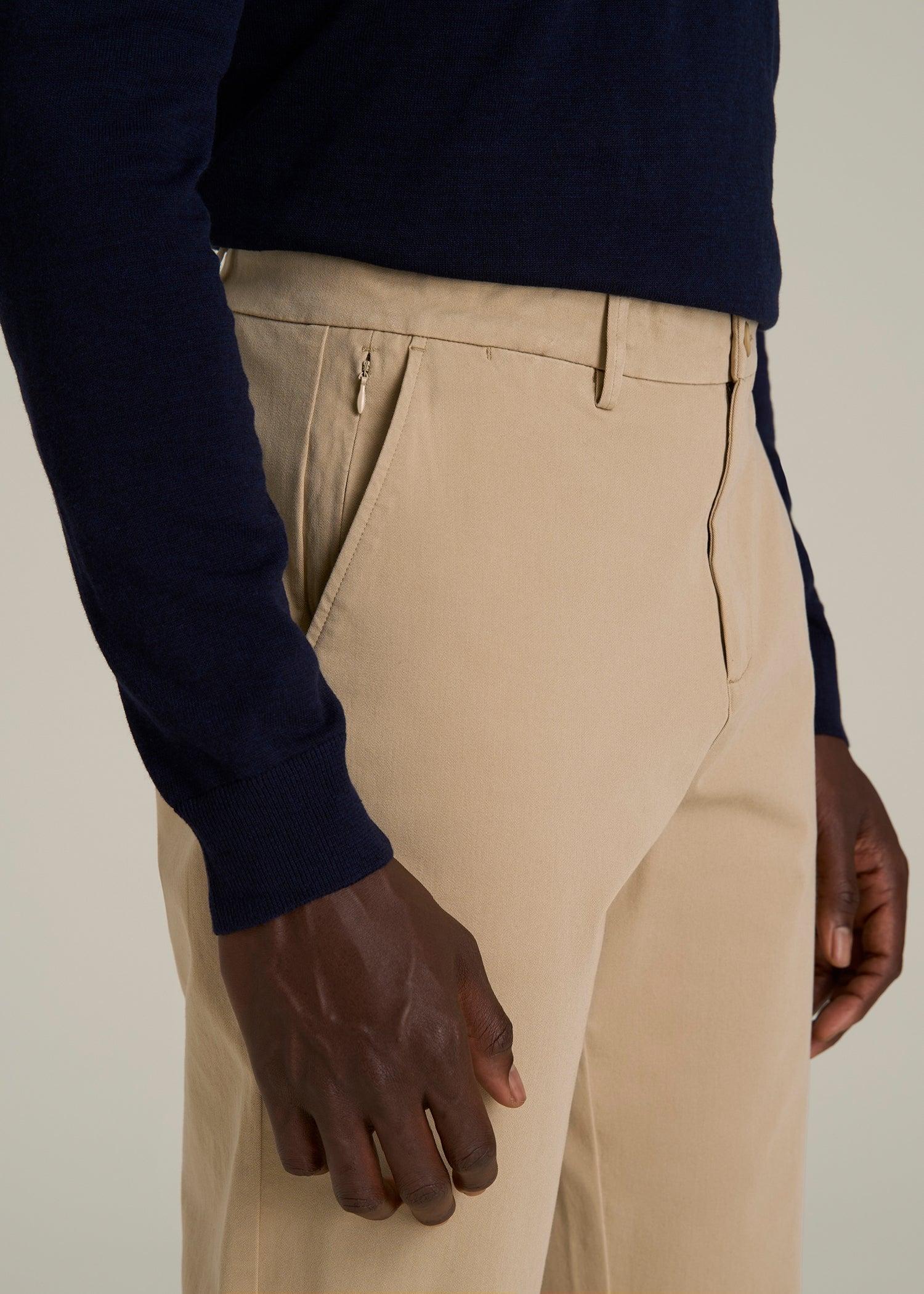 4 Way Stretch Commuter RELAXED Chino Pants for Tall Men in Hazelwood Male Product Image
