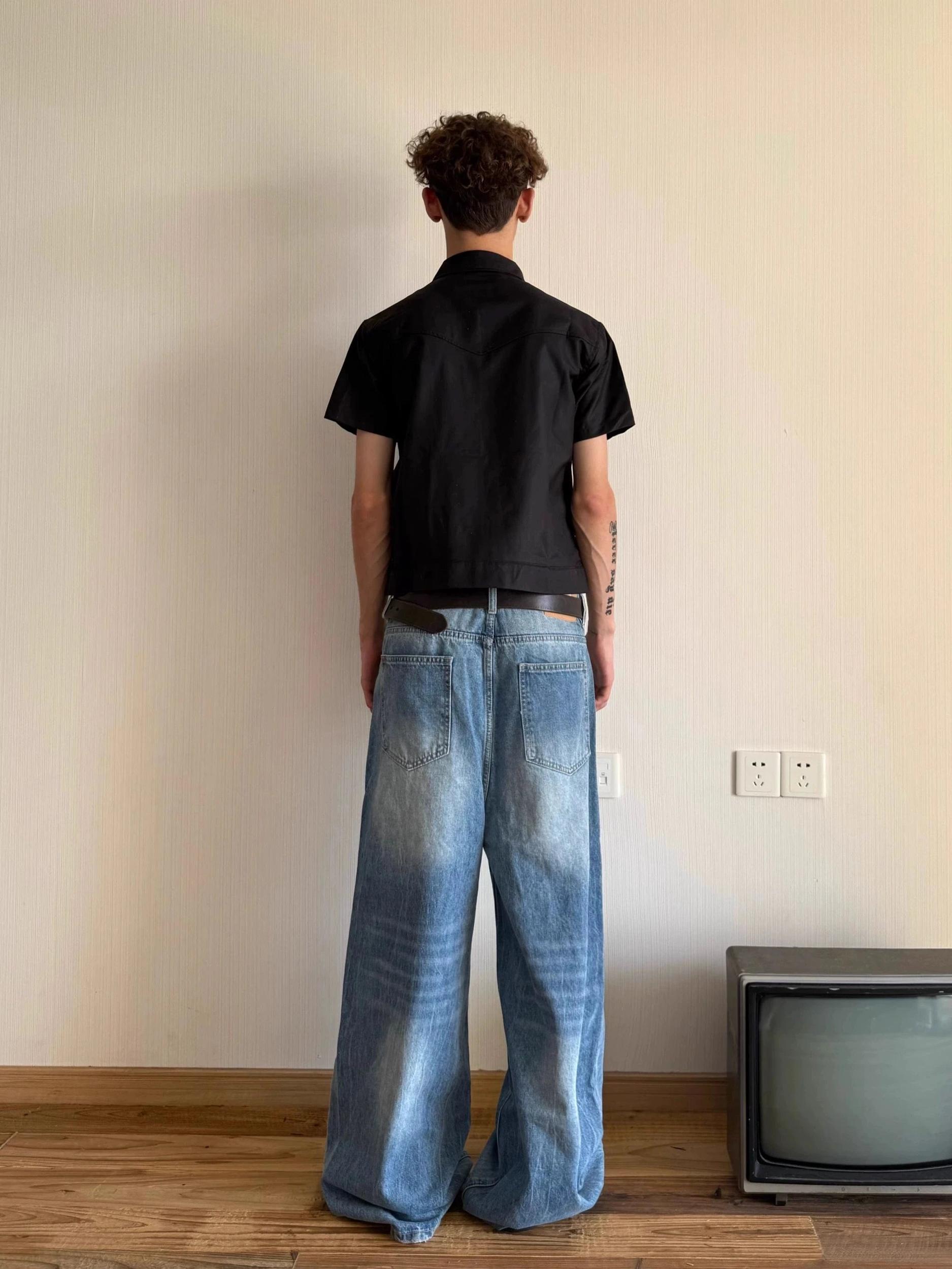 RT No. 18716 WORKWEAR ZIP COLLAR SHIRT Product Image