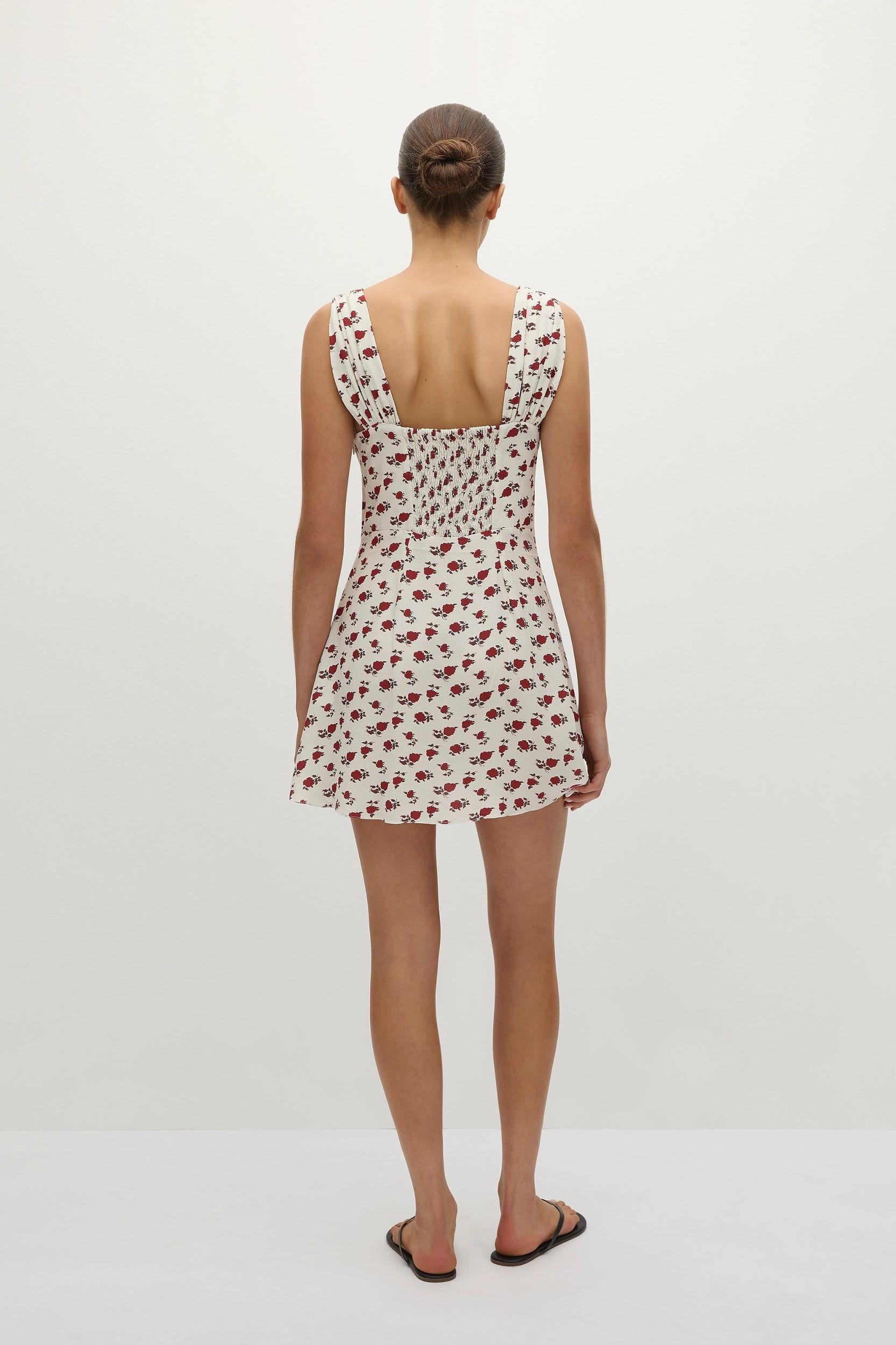 Mela Mini Dress Hazy Rose Deep Red - Final Sale Product Image