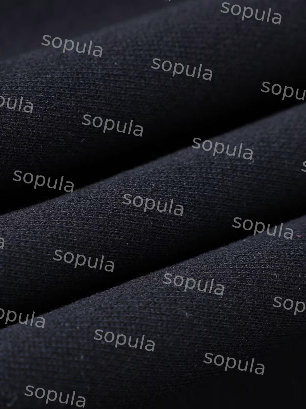 Sopula Are You Alive Or Just Existing Vintage Graphics Cotton Pocket Hoodie Product Image