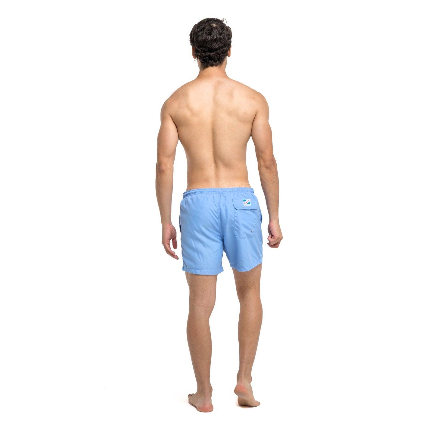 Bermies Blue to Waves Swim Trunks Product Image