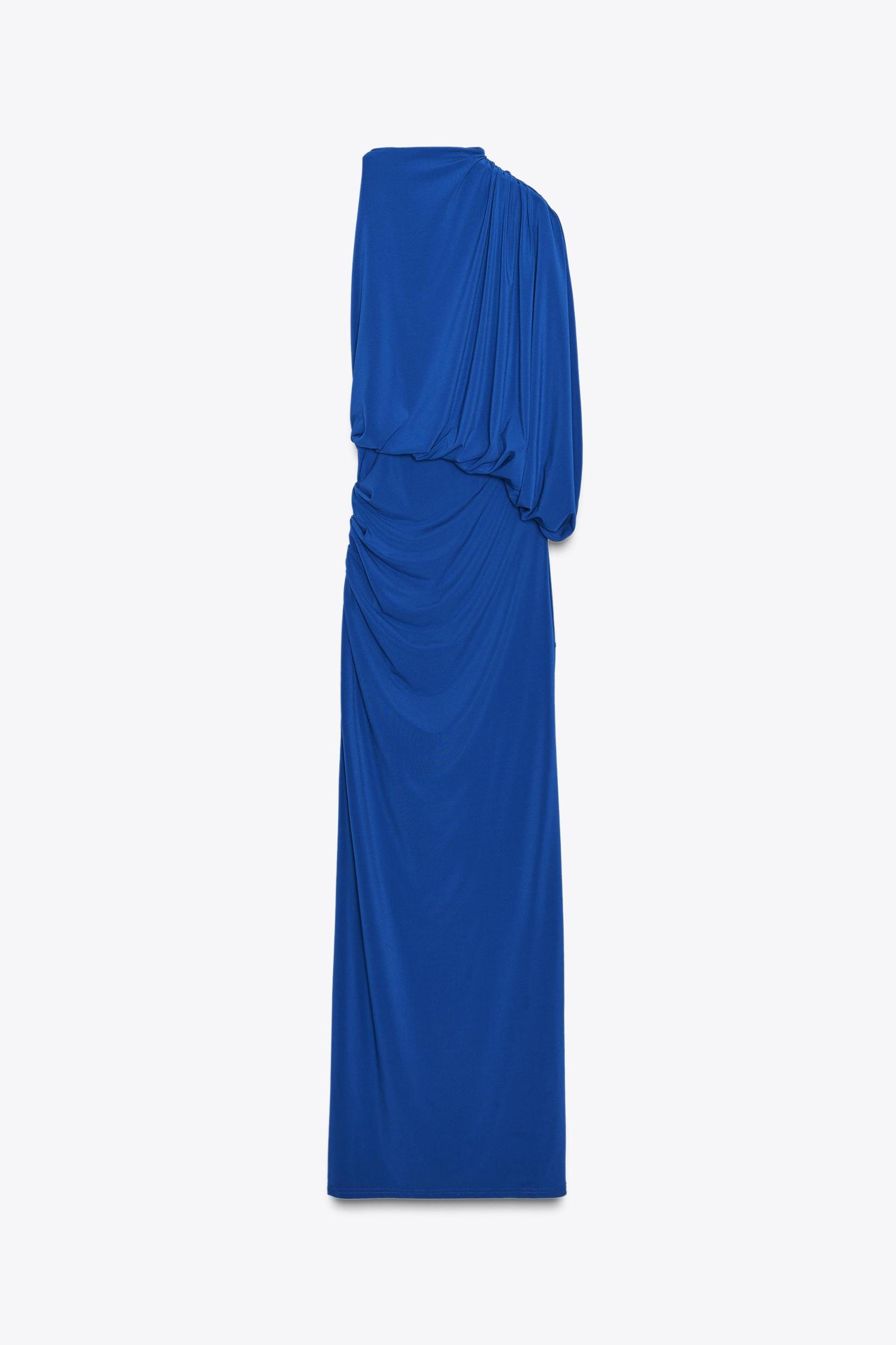 DRAPED CAPE DRESS Product Image