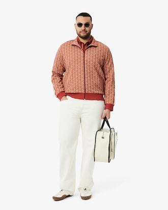 Paris Zip-Up Jacquard Track Jacket Product Image