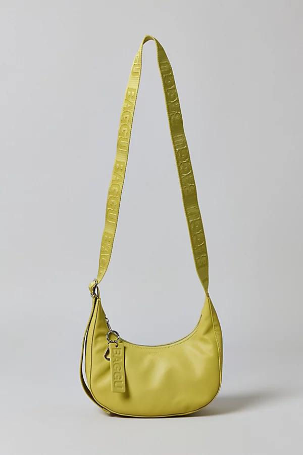 BAGGU Small Recycled Leather Crescent Bag Womens at Urban Outfitters Product Image
