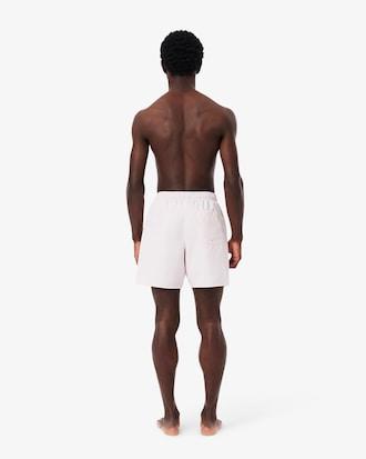 Mid Length Monochrome Swim Trunks Product Image