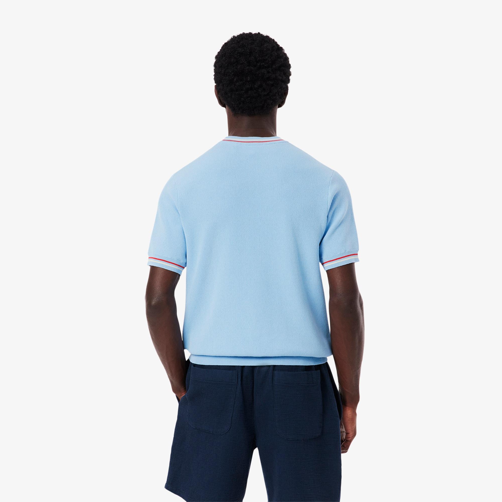 Men's Classic Fit Striped Knit T-Shirt Product Image