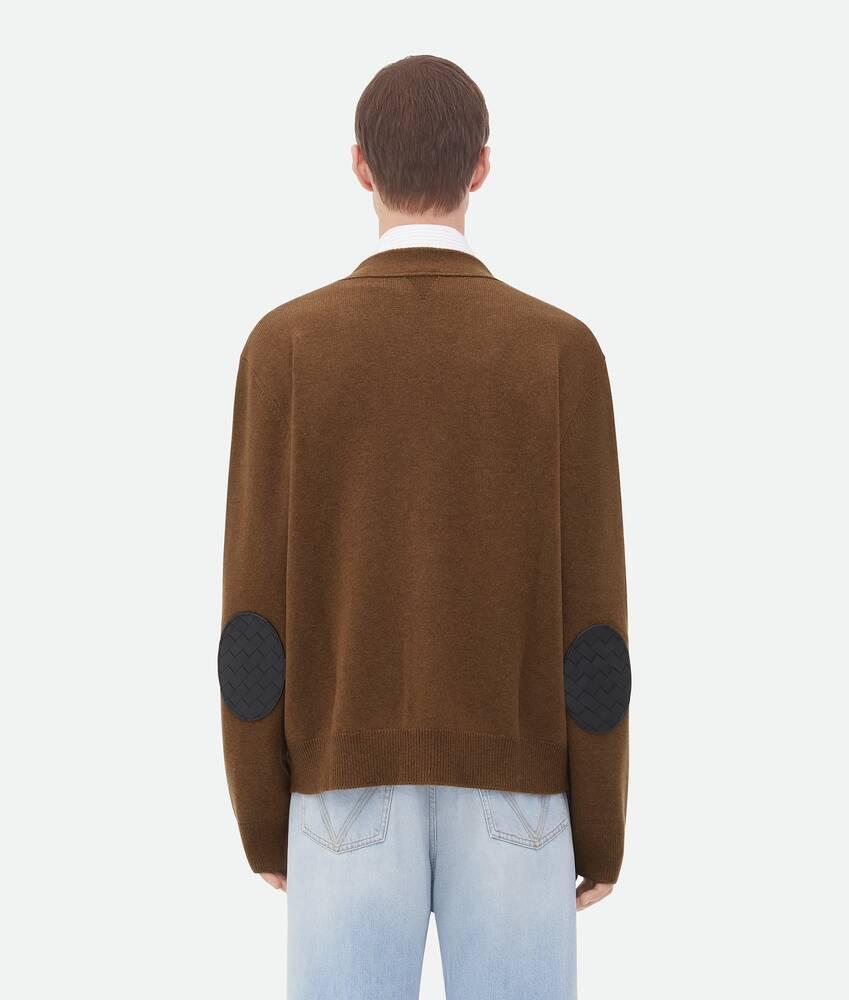 Men's Cashmere Cardigan in Cedar Product Image