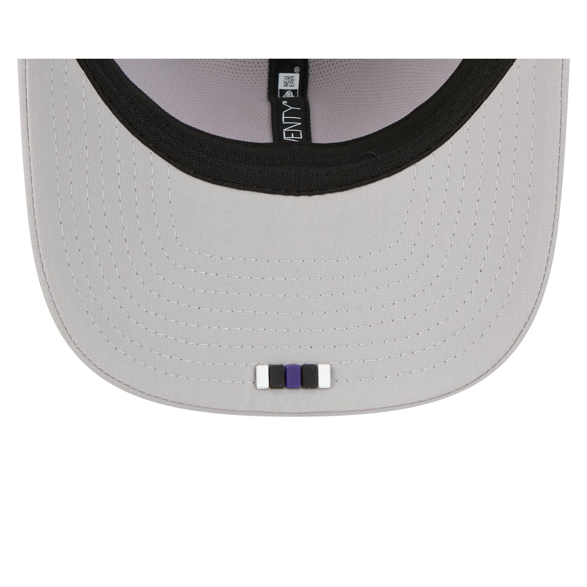 Baltimore Ravens 2025 Sideline Hot Weather Gray 9SEVENTY Trucker Hat Male Product Image