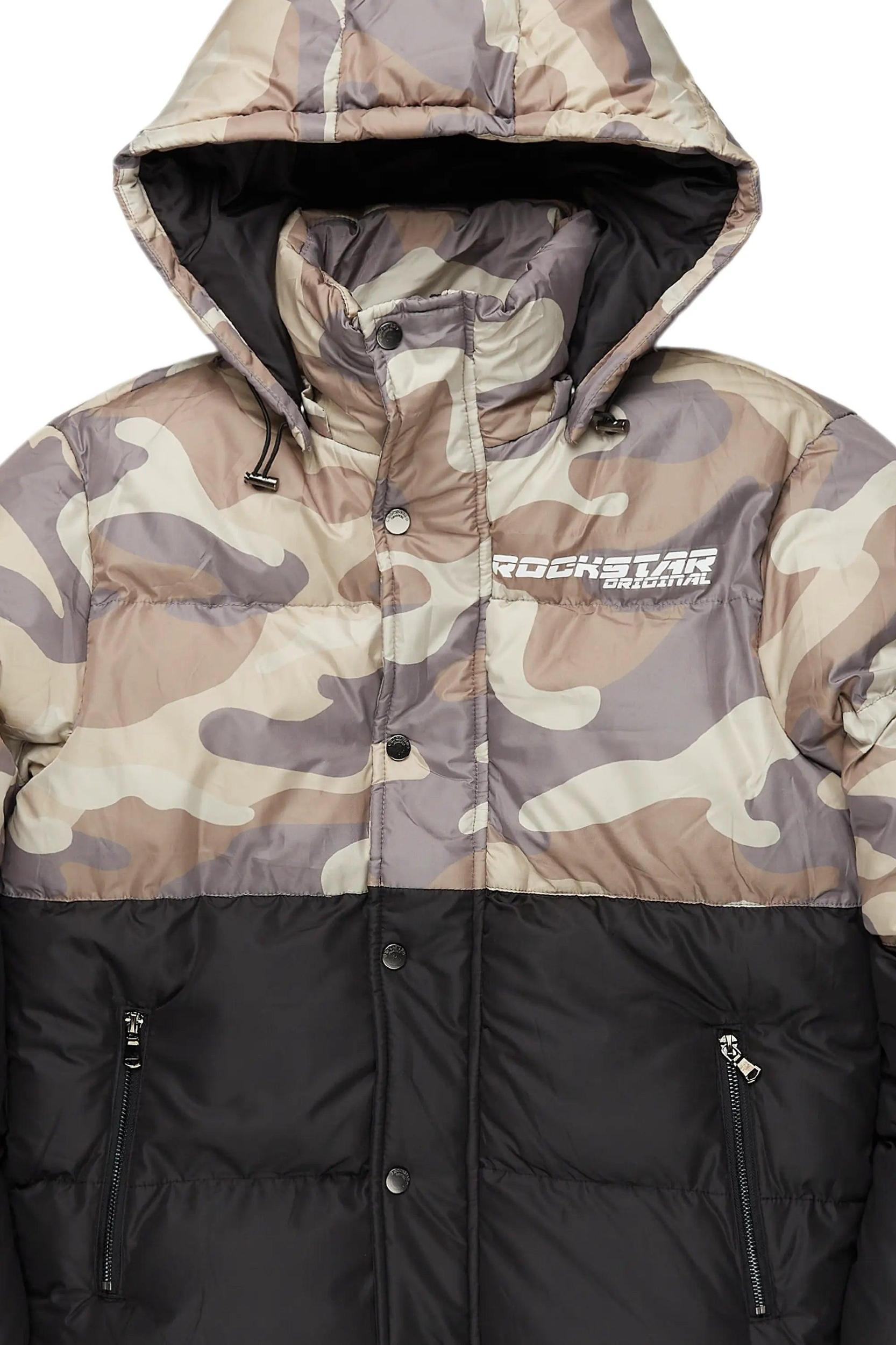 Jensen Camo Puffer Jacket Male Product Image