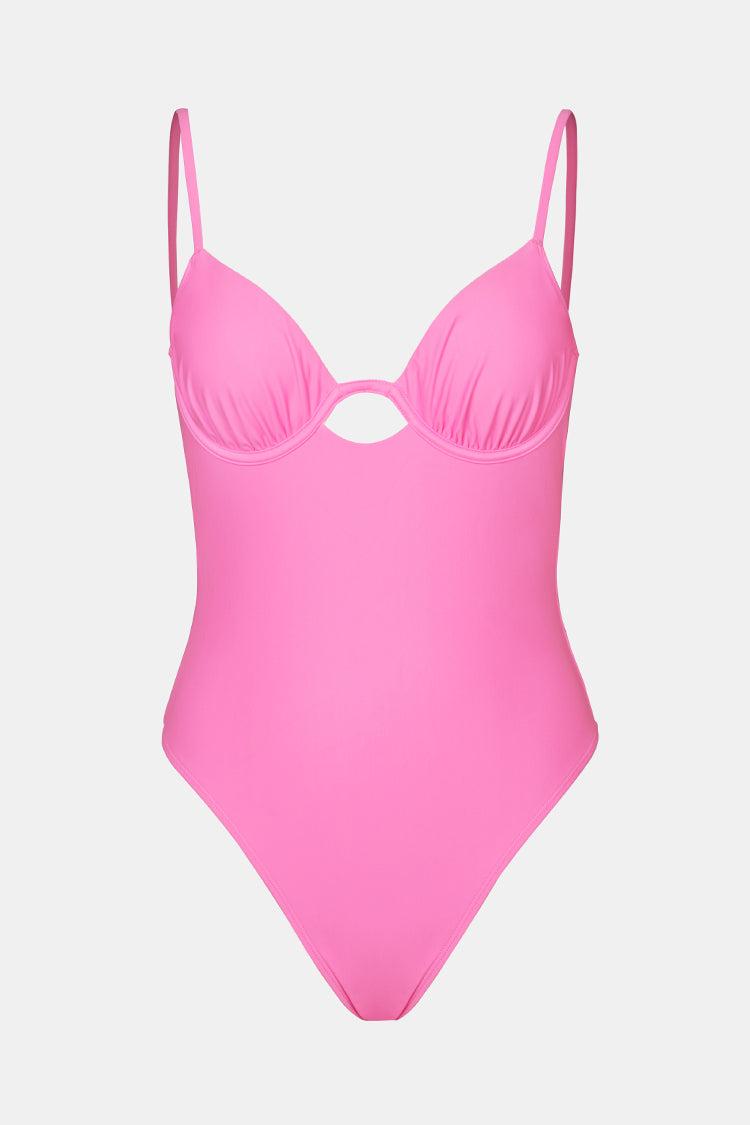 X STASSIE Oasis Ruched Underwire One Piece Swimsuit Product Image