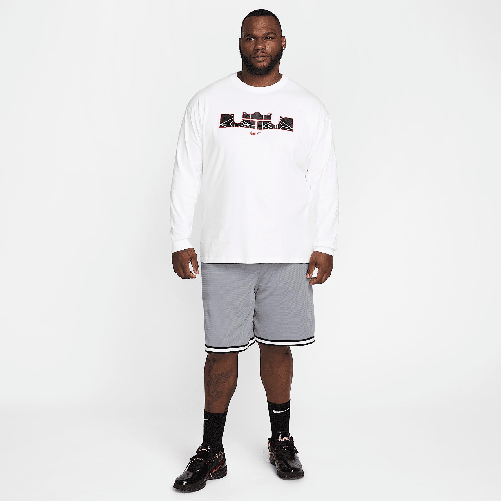 LeBron Men's Max90 Long-Sleeve Basketball T-Shirt Product Image
