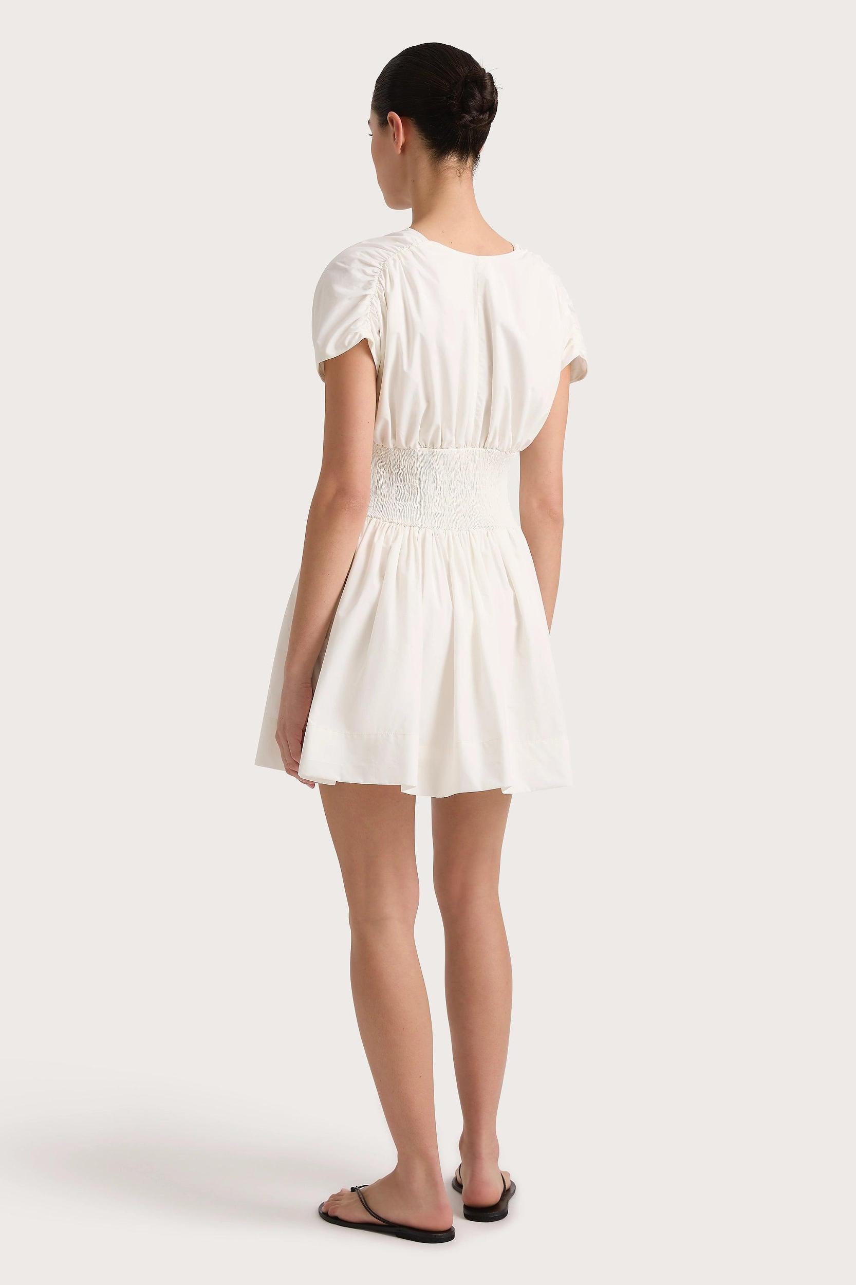 Auve Mini Dress White - Final Sale Product Image