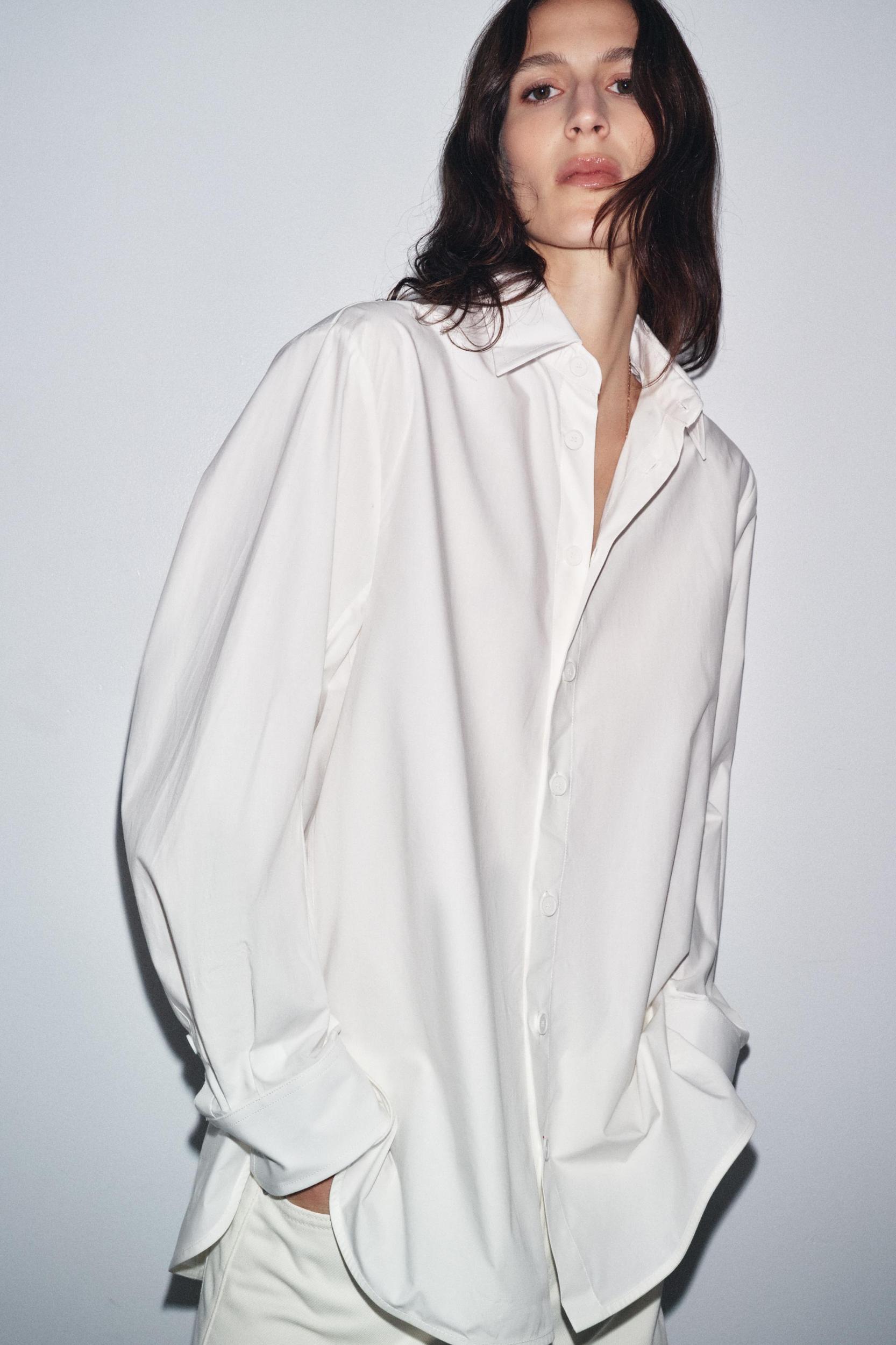 ZW COLLECTION POPLIN SHIRT Product Image