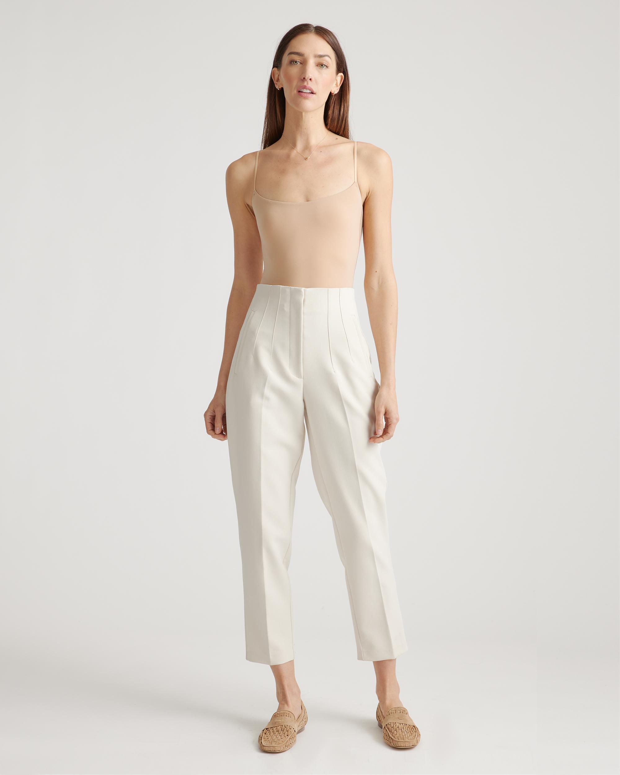 Quince | Women's Second Skin Scoop Neck Cami Bodysuit Nylon/Spandex Product Image