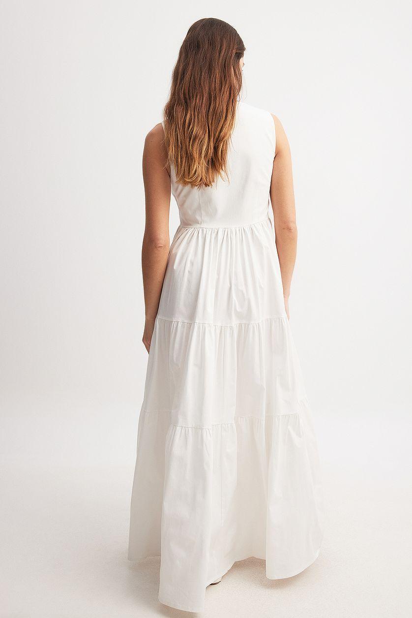 Cotton Volume Maxi Dress Product Image