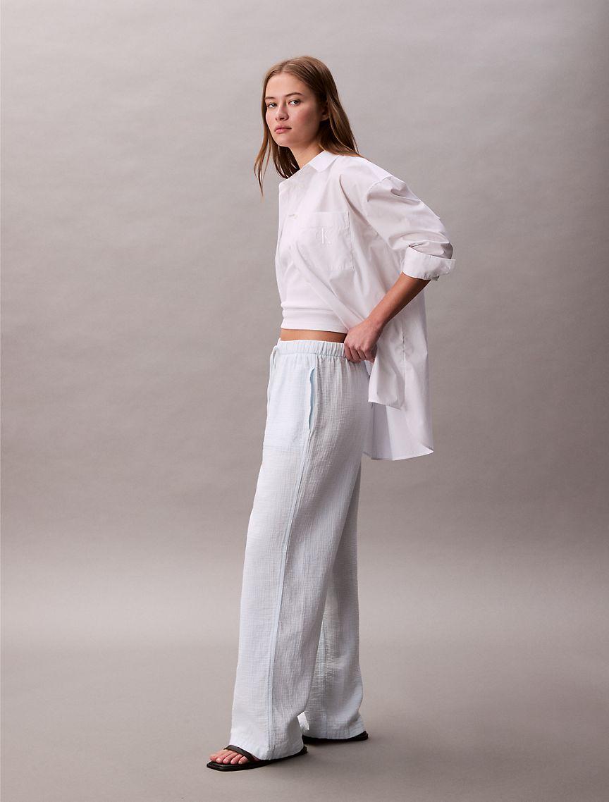 Double Gauze Pull-On Pants Product Image