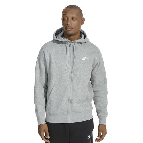 Mens Nike Sportswear Club Fleece Full-Zip Hoodie | BV2645-100 Product Image