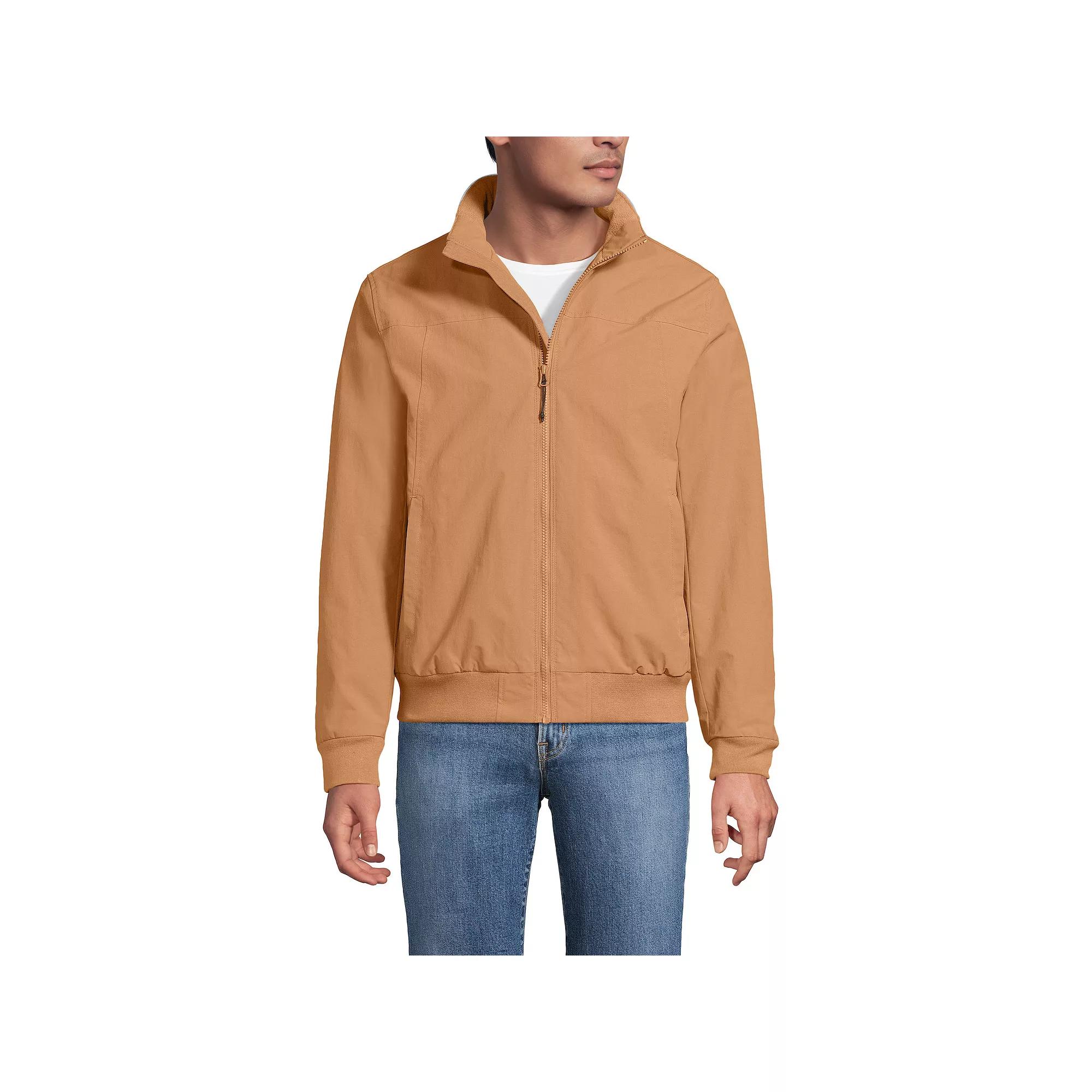 Men's Lands' End Classic Squall Bomber Jacket,  Product Image