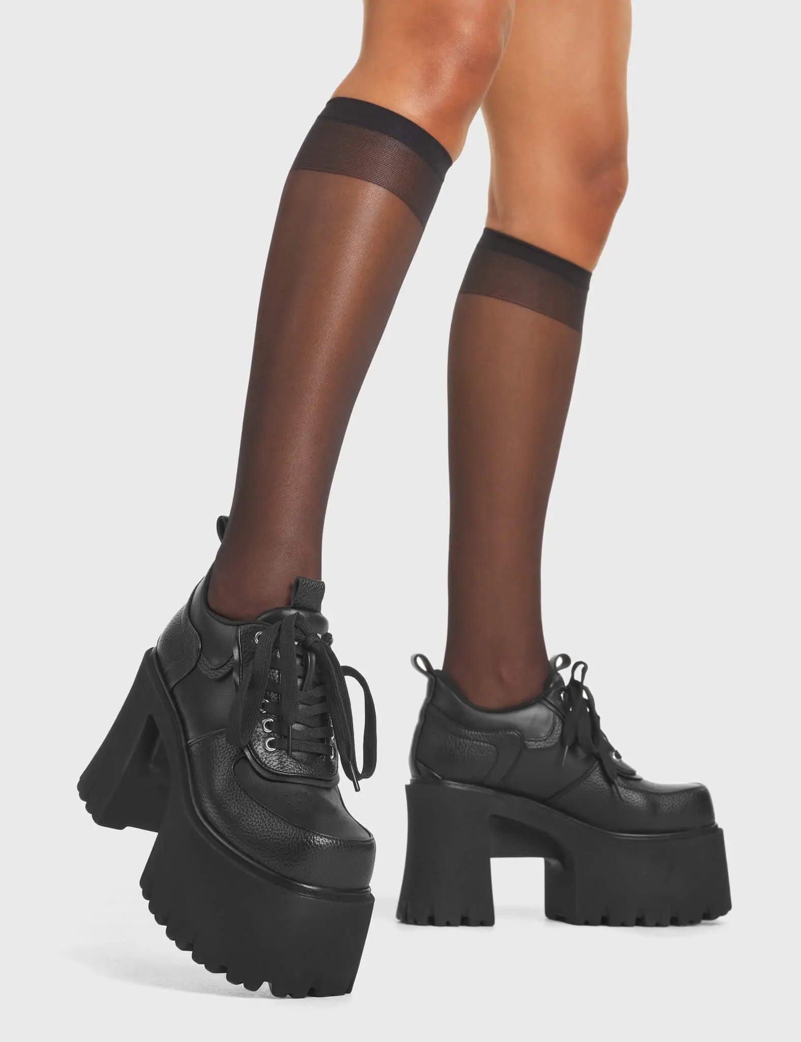 Buffing Chunky Platform Sneakers Product Image