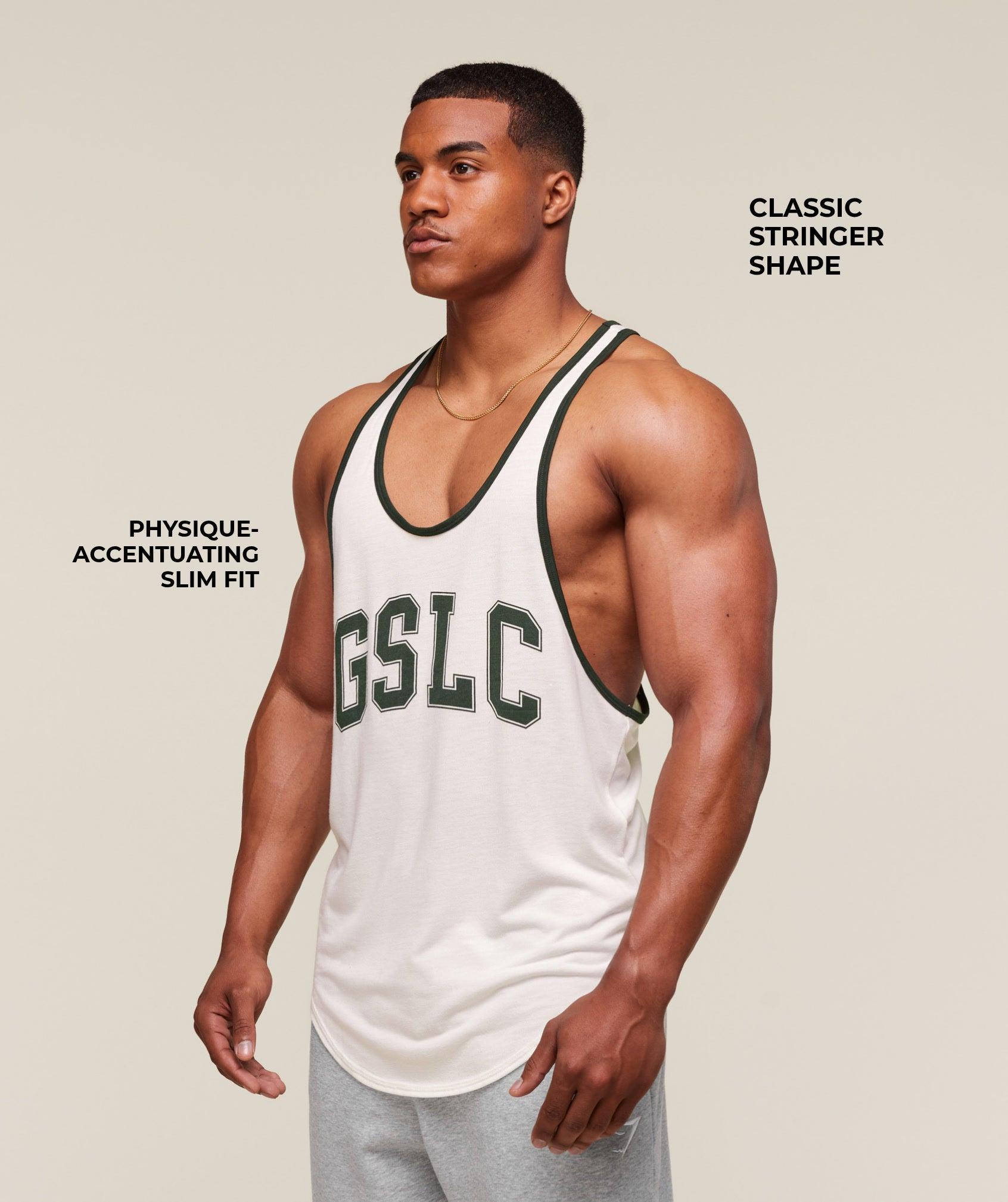 Gymshark GSLC Ringer Stringer - Soft White Male Product Image