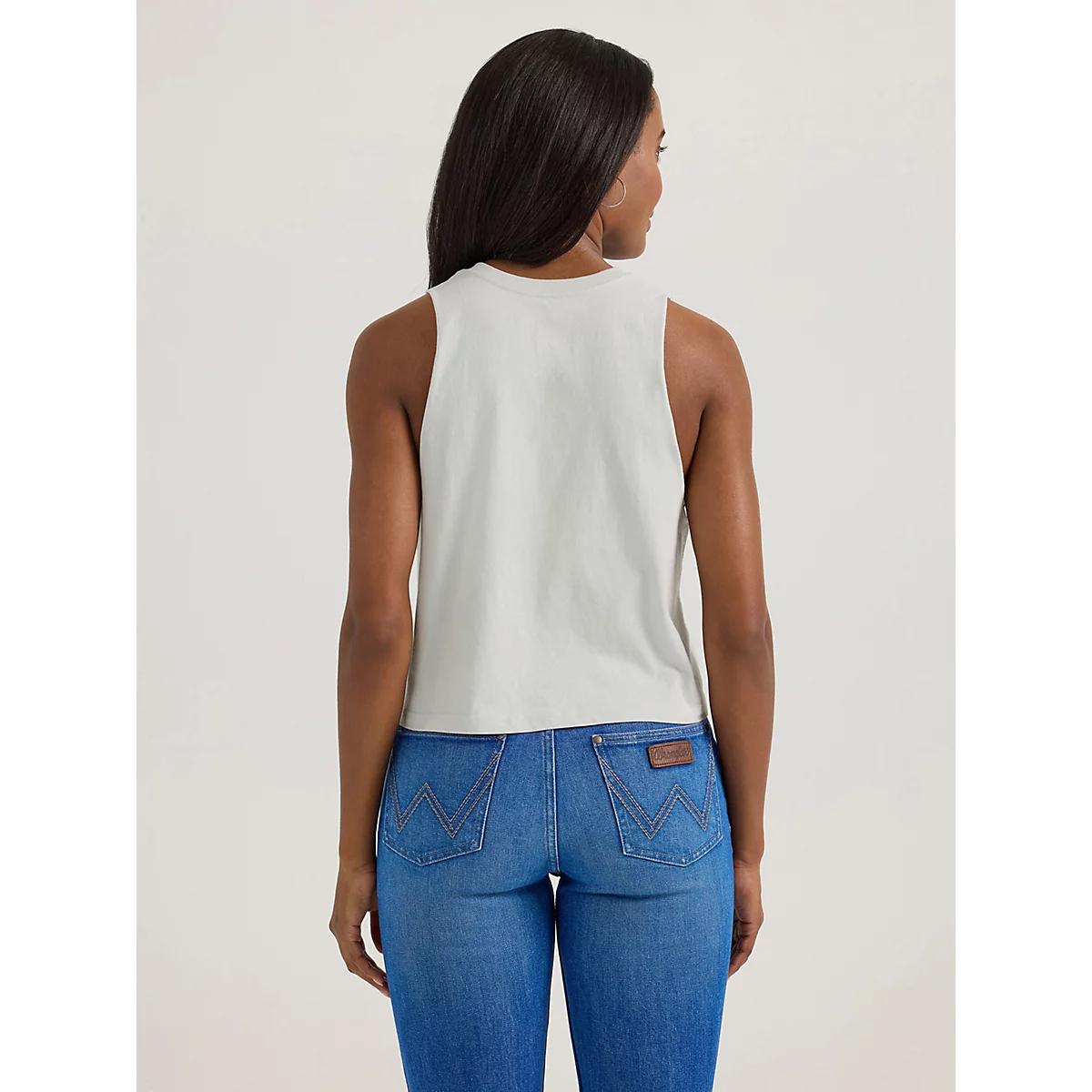 Women's Wrangler Festival Crop Graphic Tank in LLC Product Image