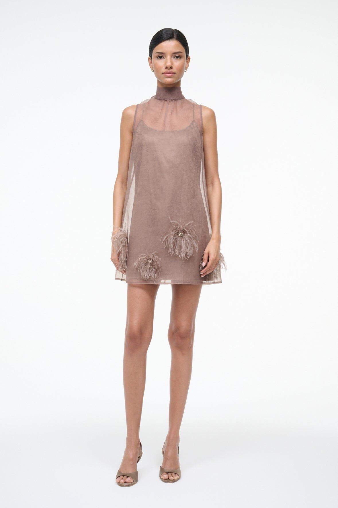 ALBEE MINI DRESS | TRUFFLE Product Image