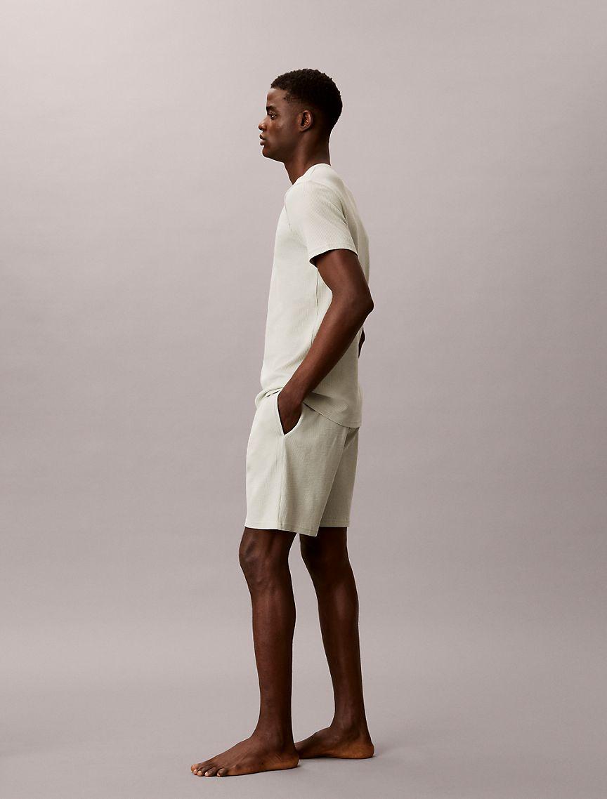 Waffle Knit Sleep Shorts Product Image