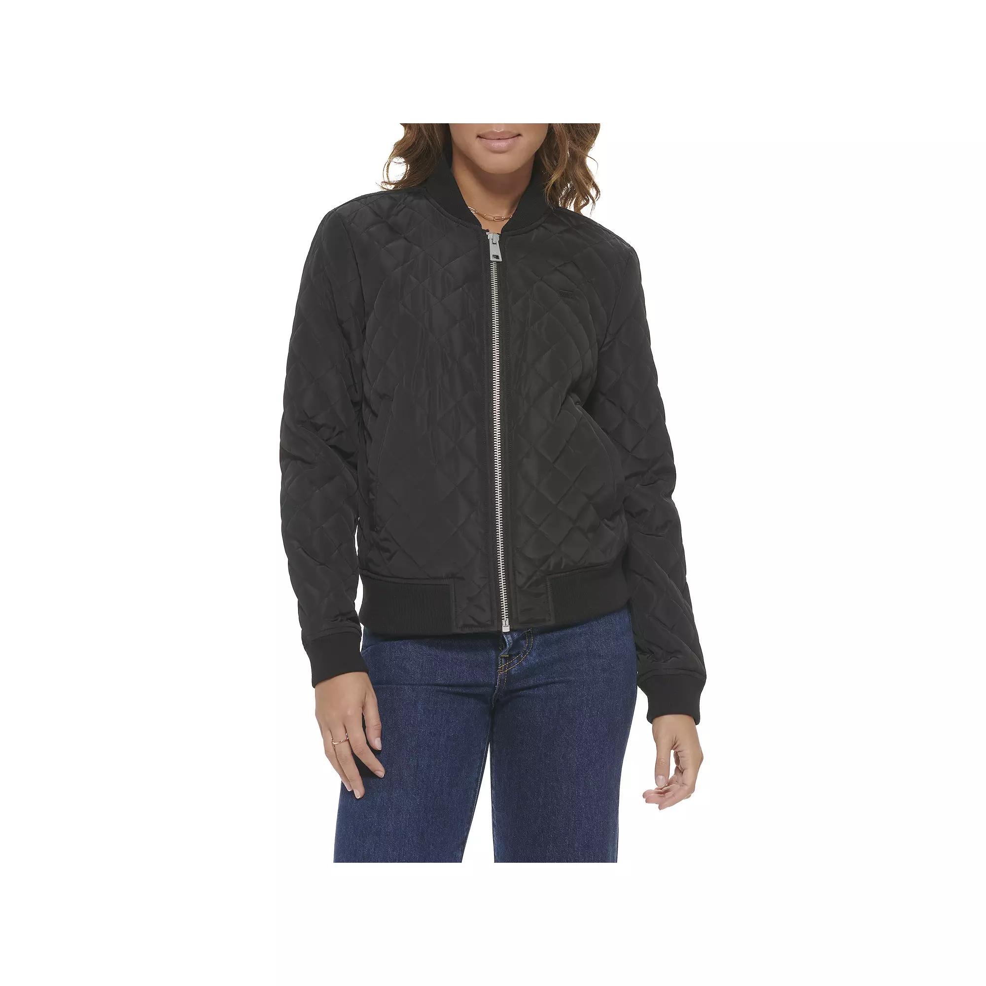 Women's Levi's® Diamond Quilted Bomber Jacket,  Product Image