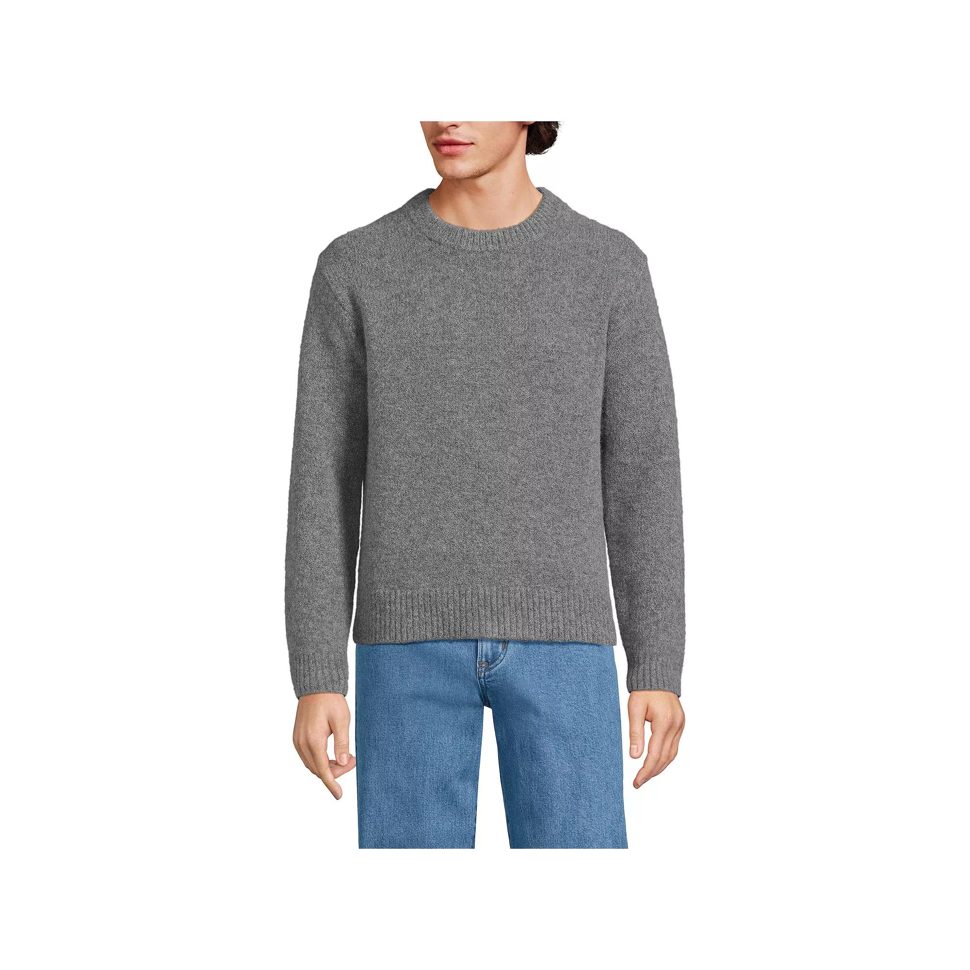 Men's Lands' End Long Sleeve Ultra Soft Over Product Image