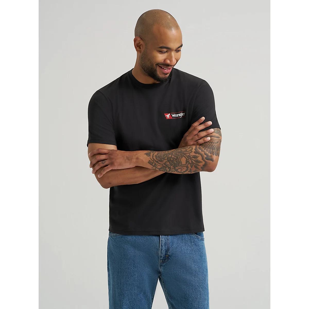 Men's Racing Horse Graphic T-Shirt in Jet Product Image