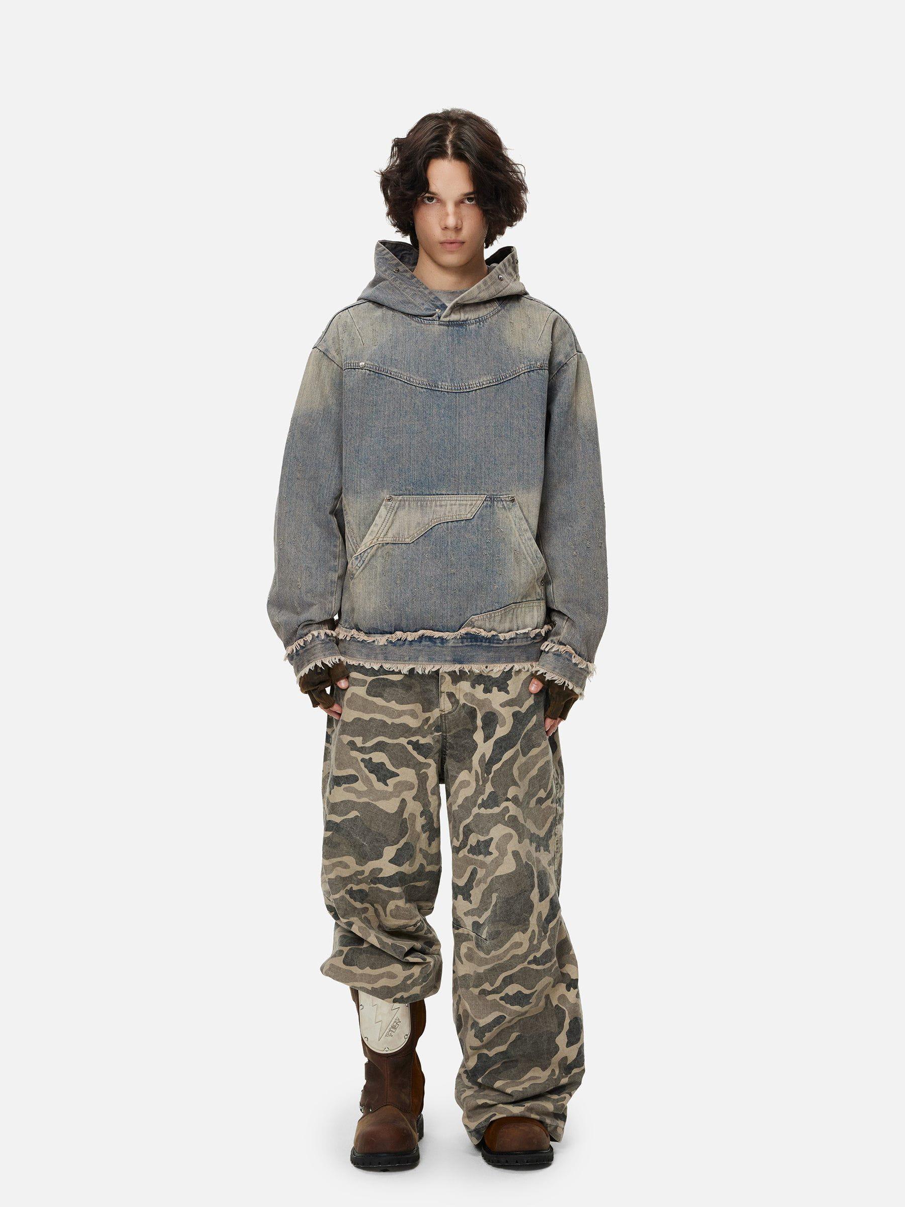 Aelfric Eden Mud Dyeing Washed Hoodie Product Image