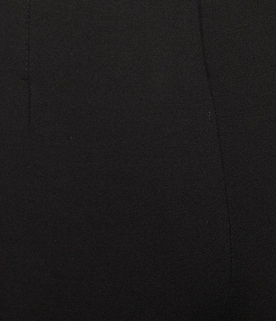 Slim Factor by Investments Ponte Knit No Waist Wide Leg Beaded Hem Pants Product Image