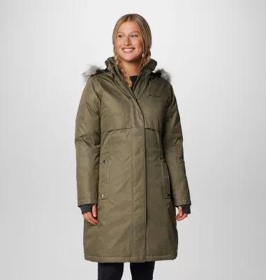 Columbia Womens Apres Arson II Winter Long Down Jacket- Product Image