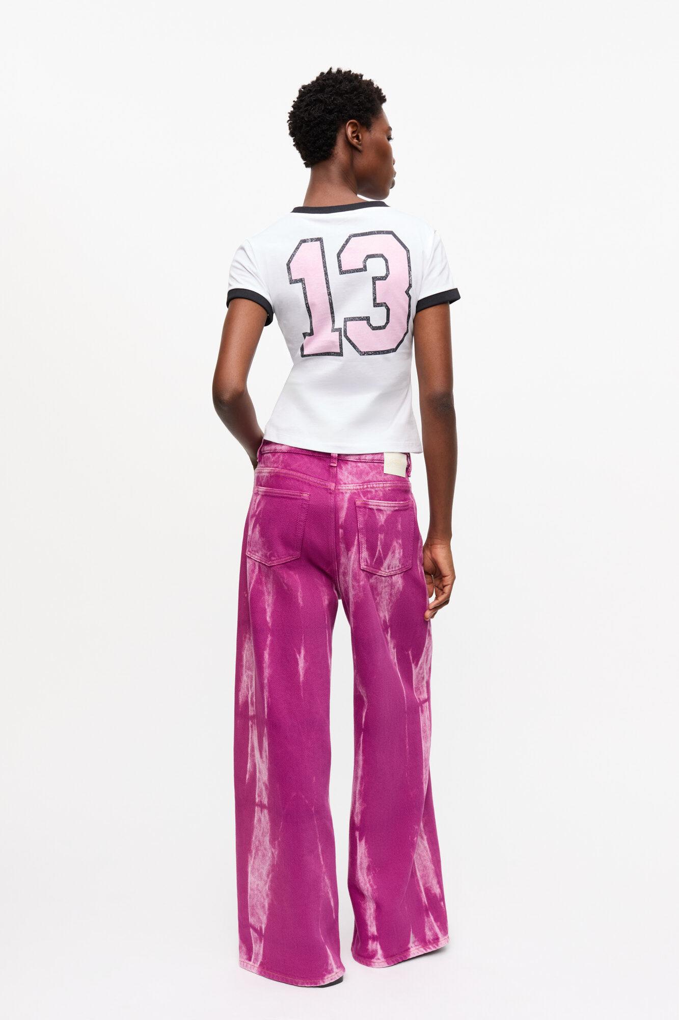 Purple Overdyed Marri Jeans Product Image