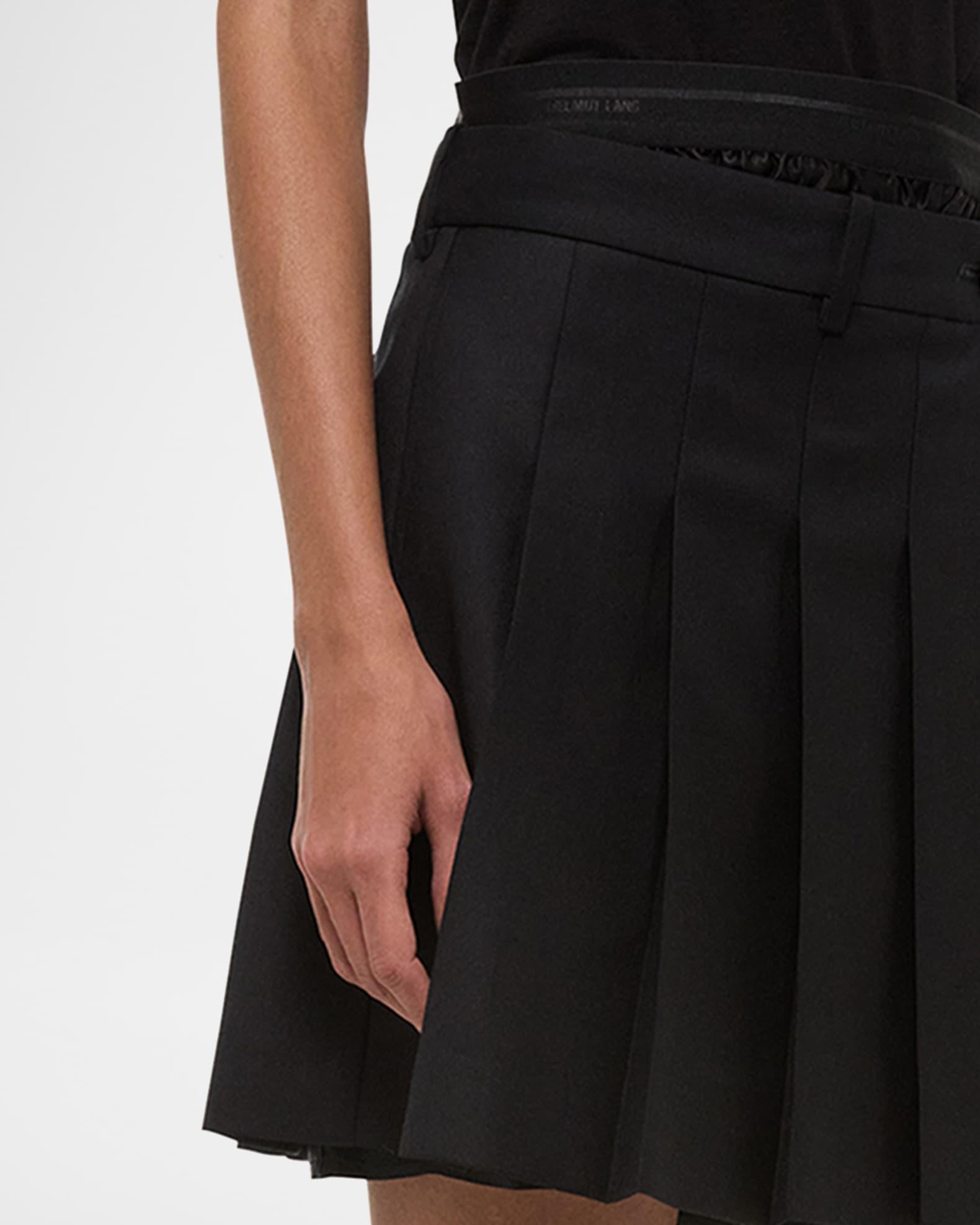 Pleated Logo Waistband Skort Product Image