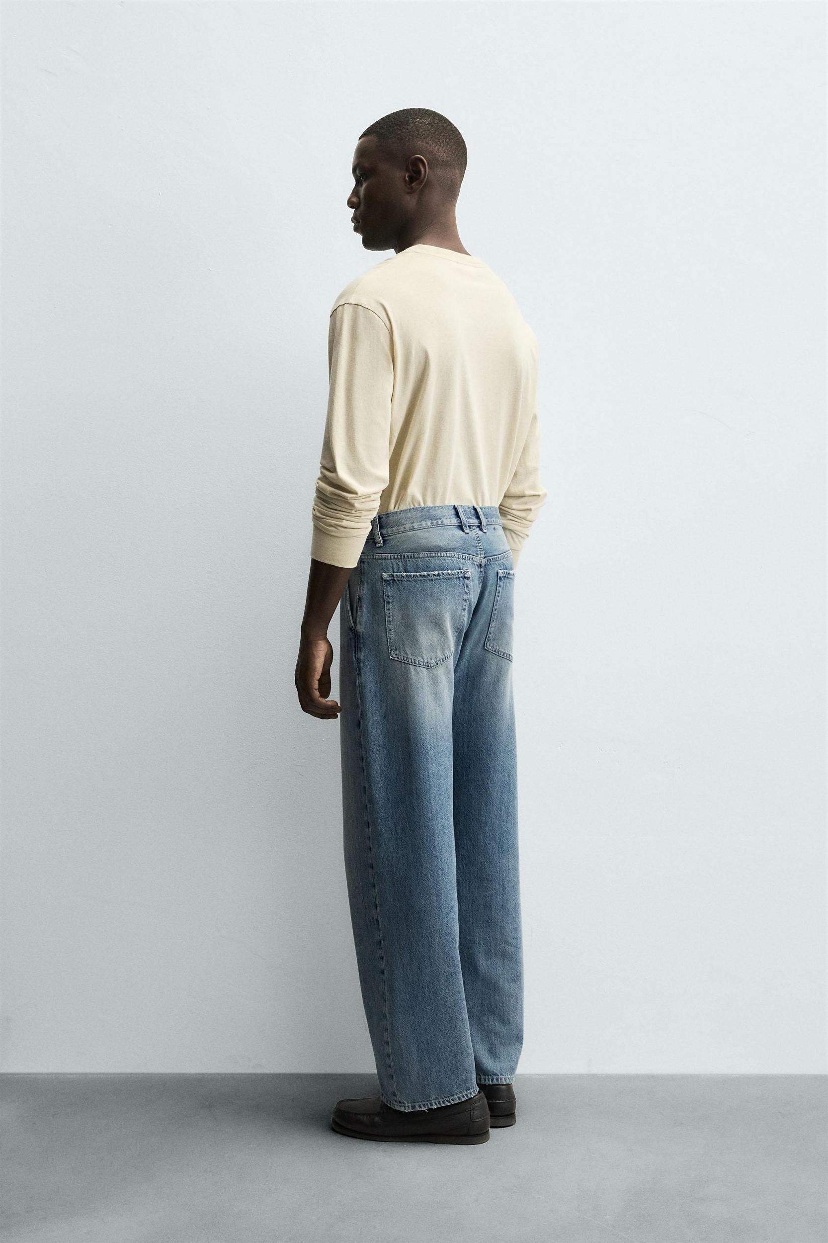 STRAIGHT FIT DENIM CHINO PANTS Product Image