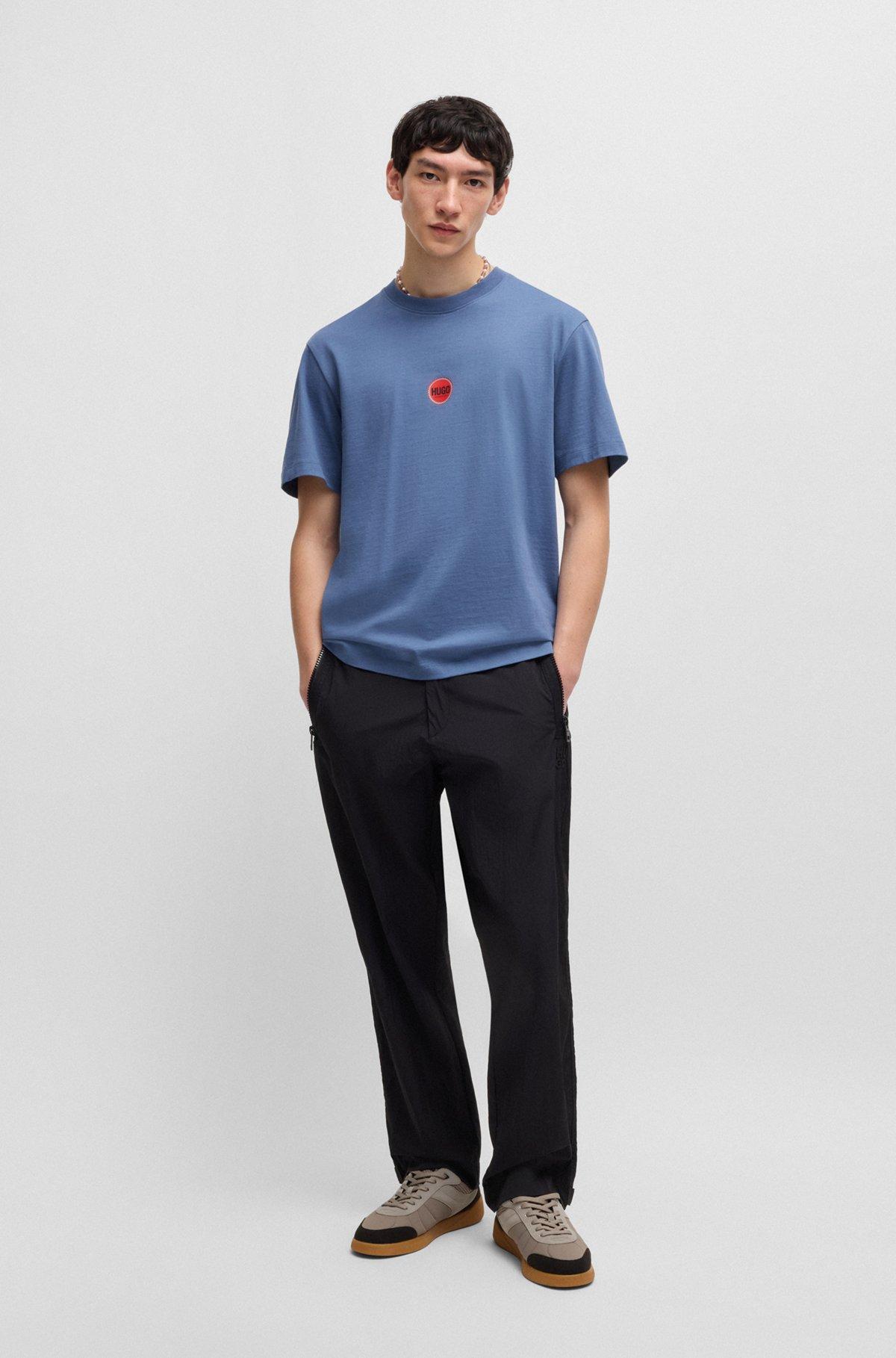 Cotton-jersey T-shirt with racing logos Product Image