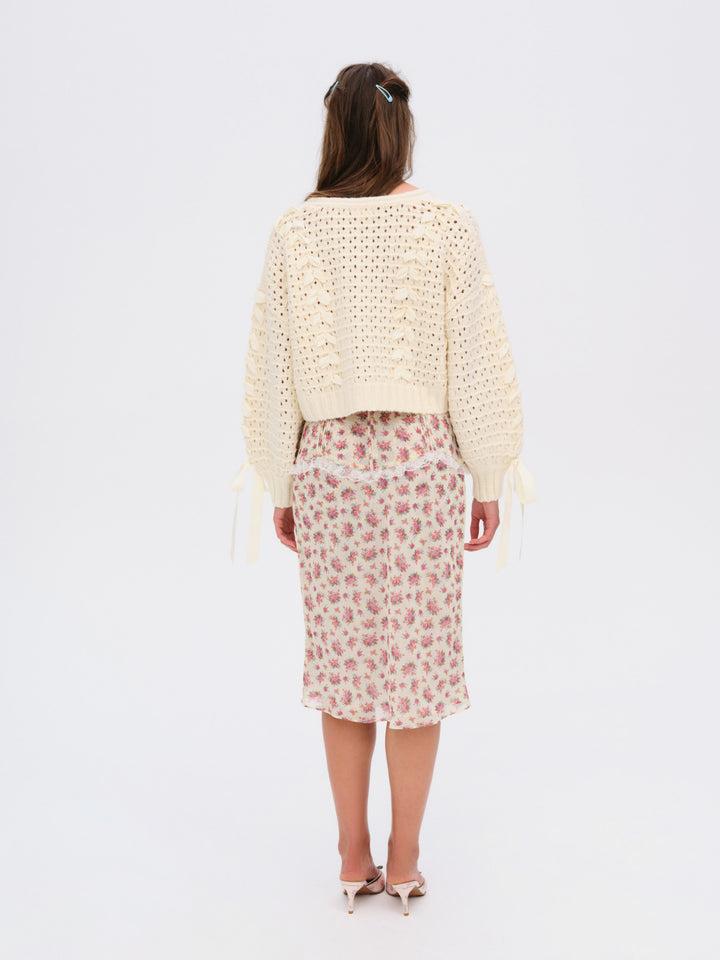 Laurel Oversized Cardigan — Cream Product Image