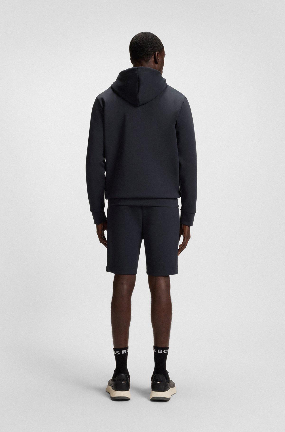 BOSS -  shorts with stripe details - Dark Blue Product Image