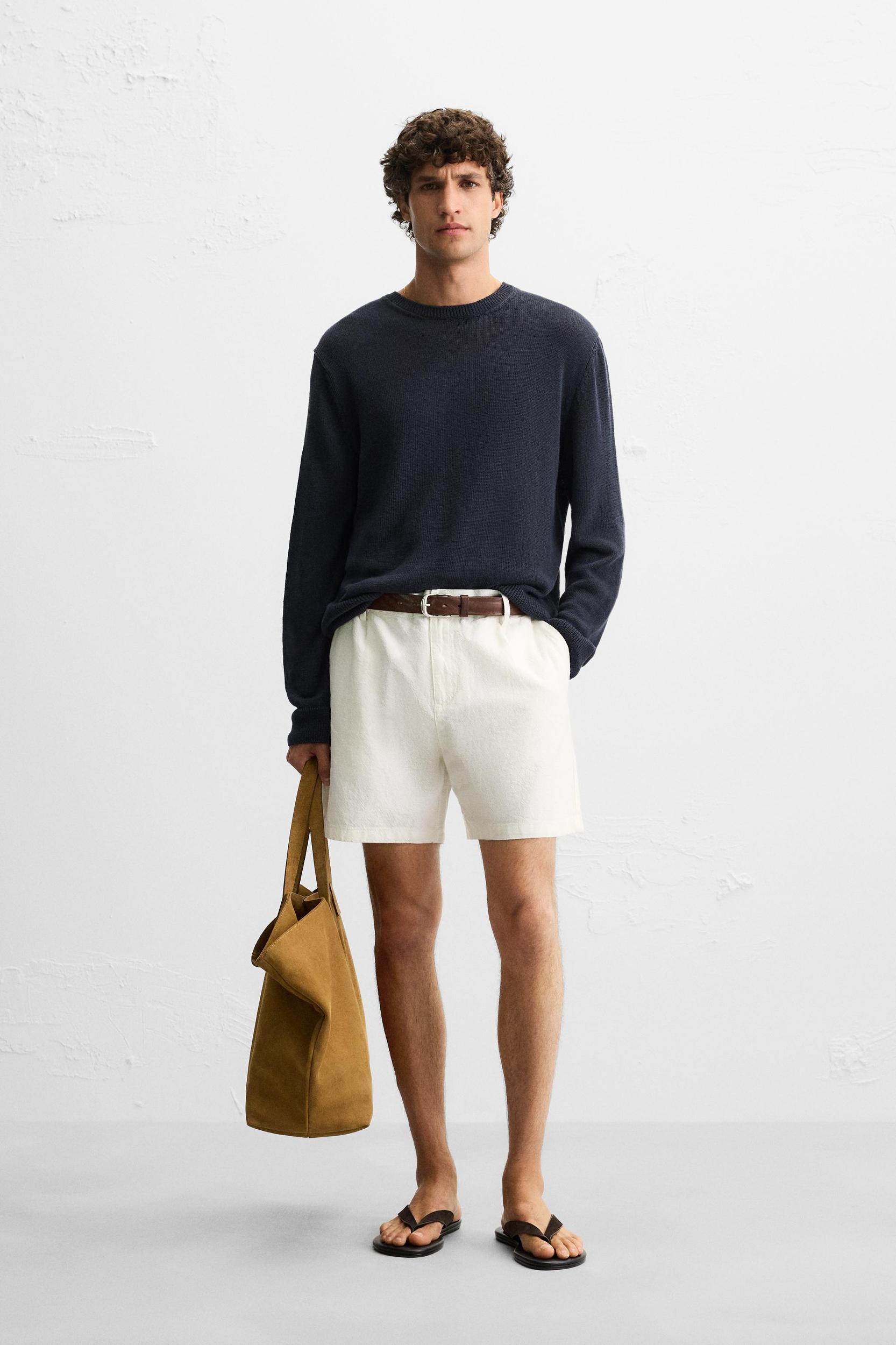 LINEN - COTTON SWEATER Product Image
