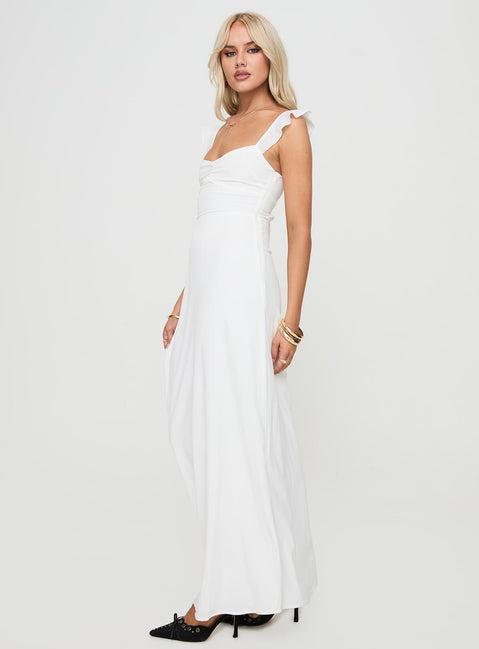 Landon Maxi Dress White Product Image
