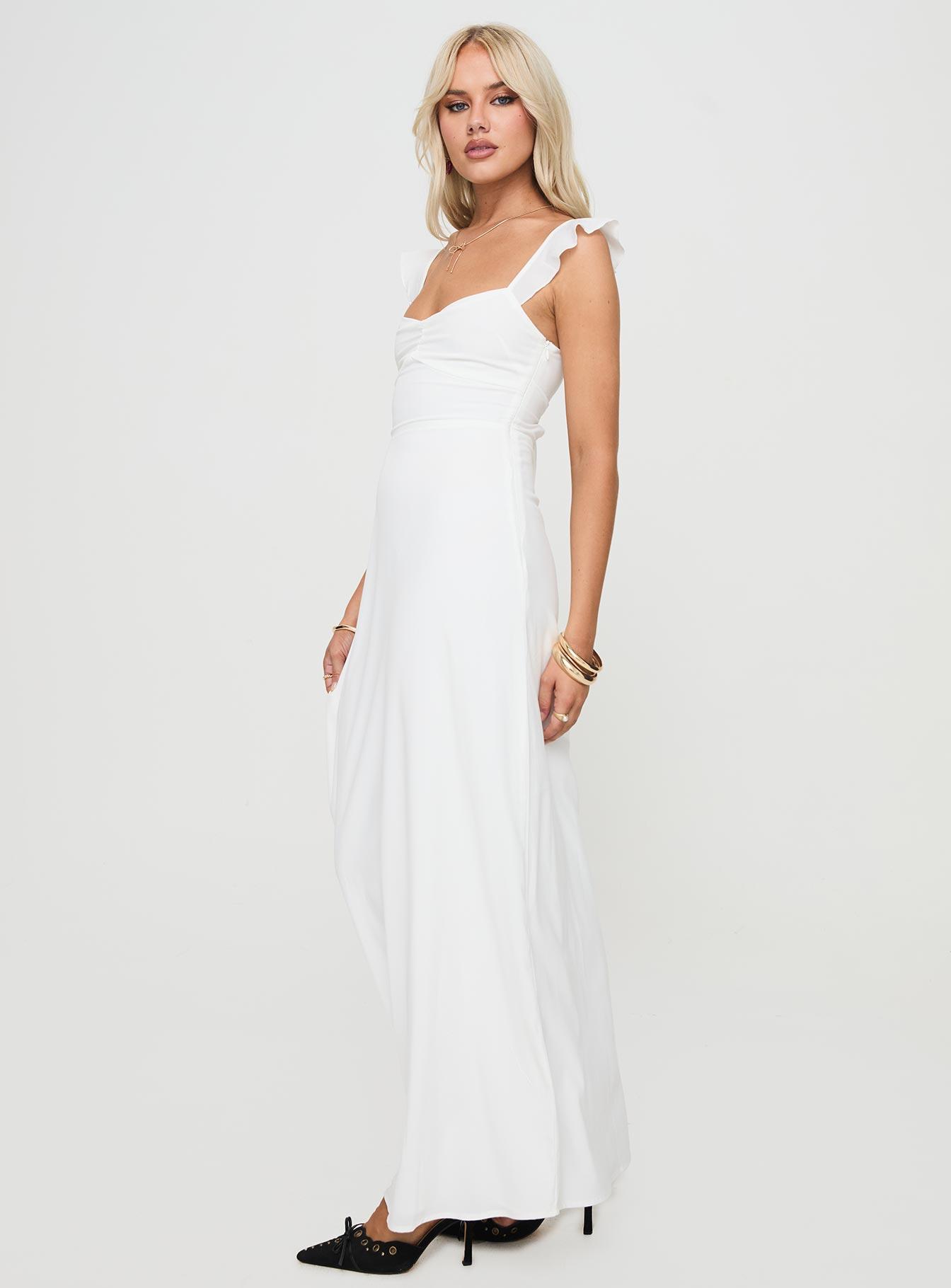 Landon Maxi Dress White Product Image