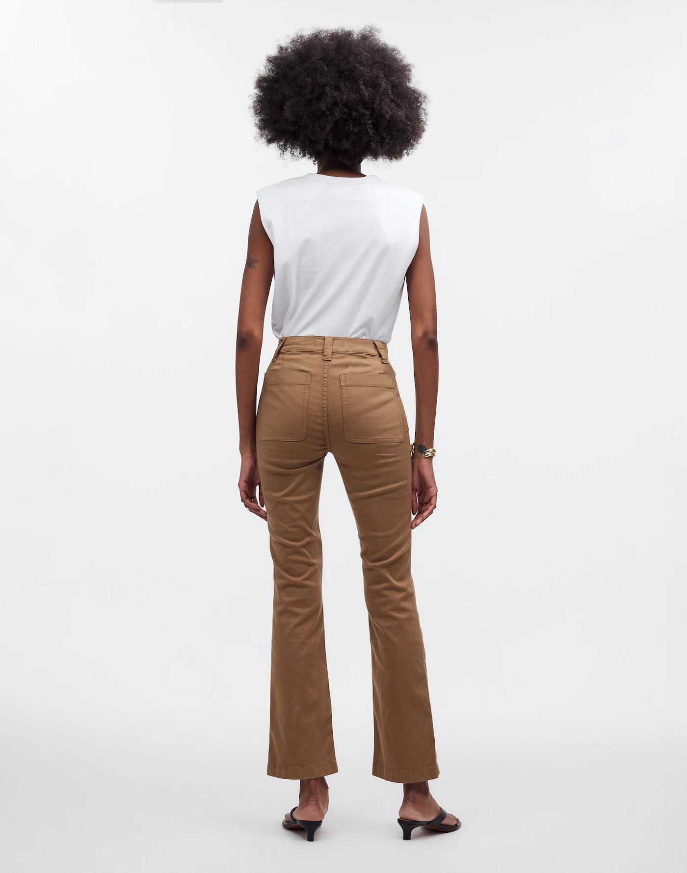 Kick Out Crop Pants in Garment-Dyed Sateen Product Image